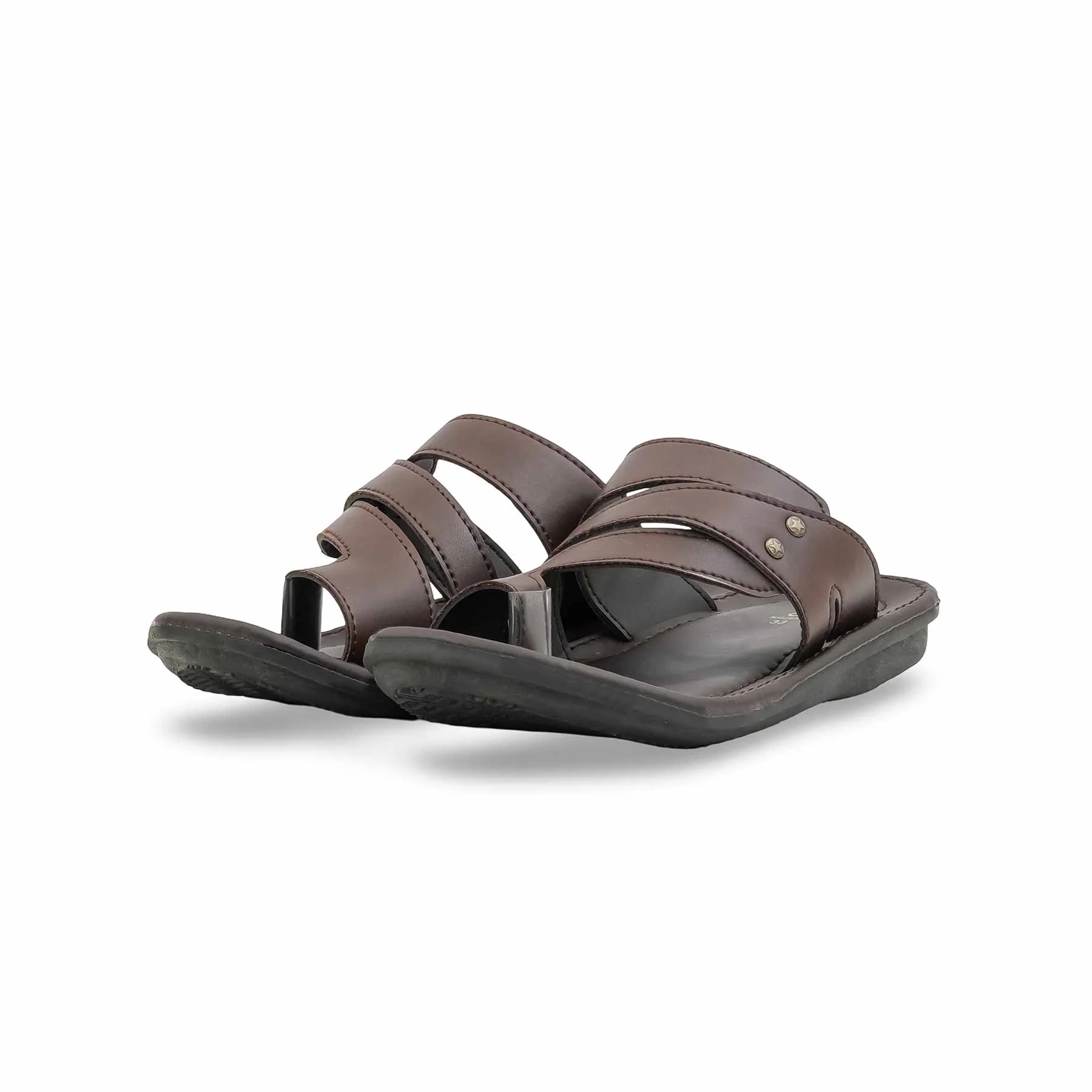 Boys Coffee Formal Slipper KD2654 - Image 4