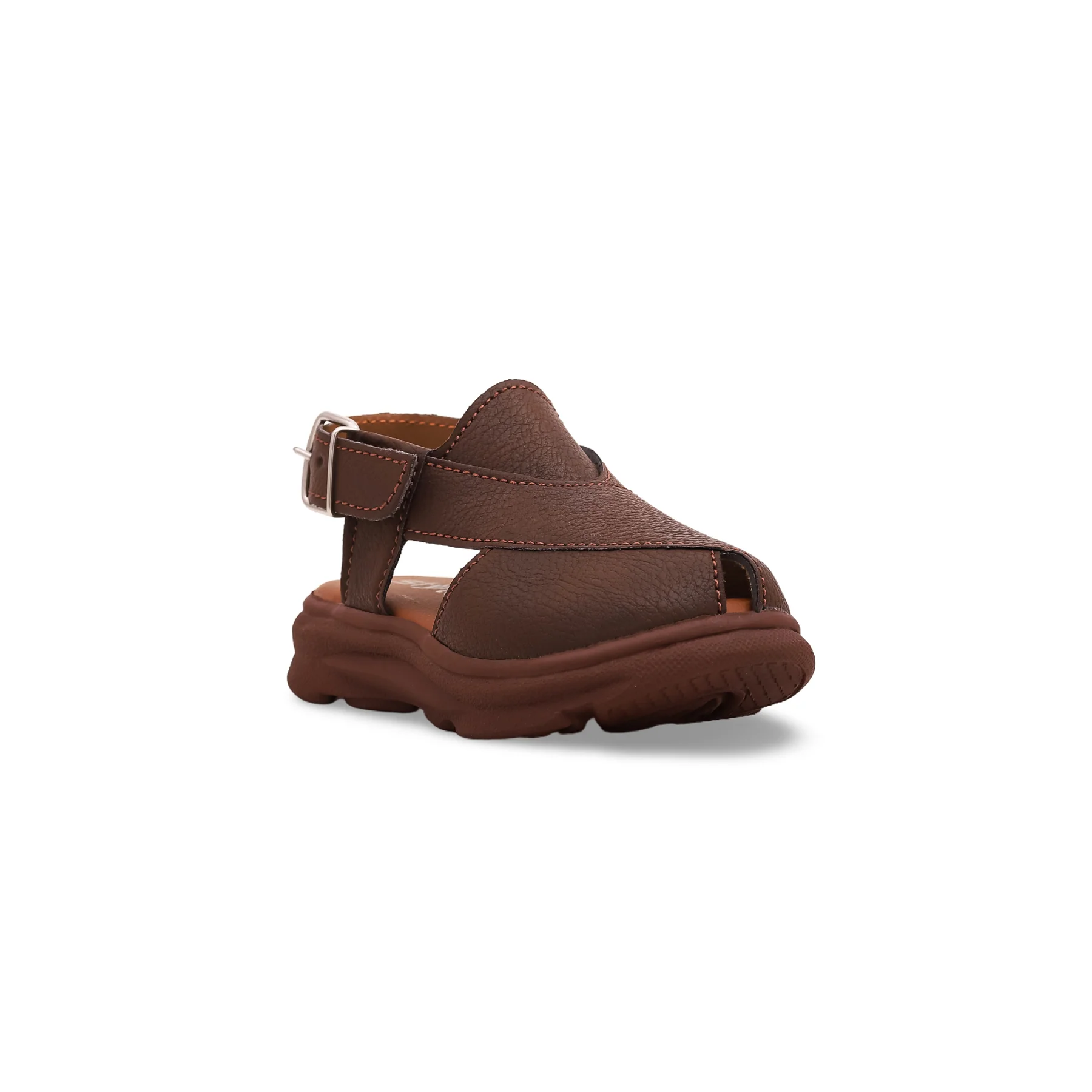Boys Coffee Peshawari Chappal KD9444 - Image 2