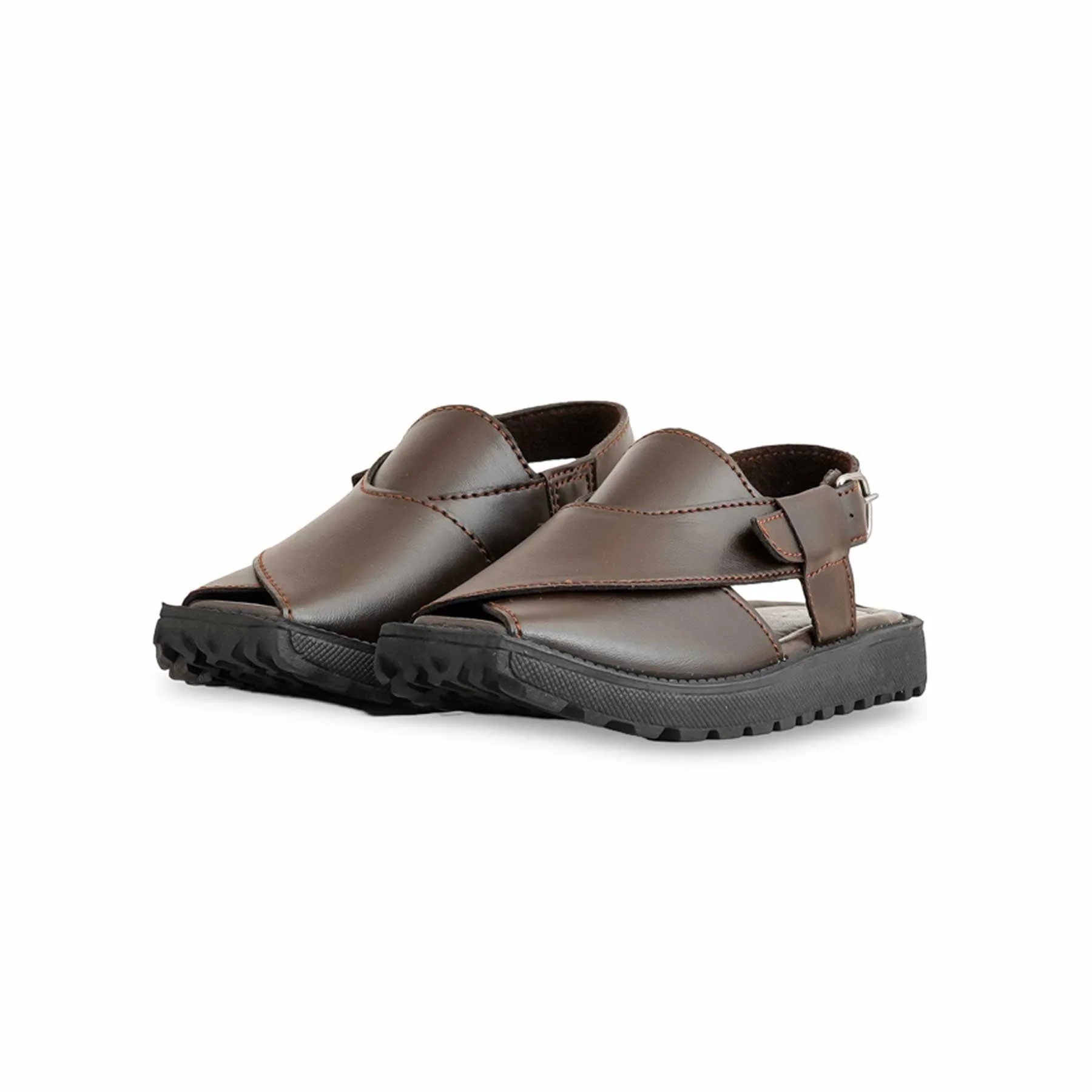Boys Coffee Peshawari Chappal KD9992 - Image 3