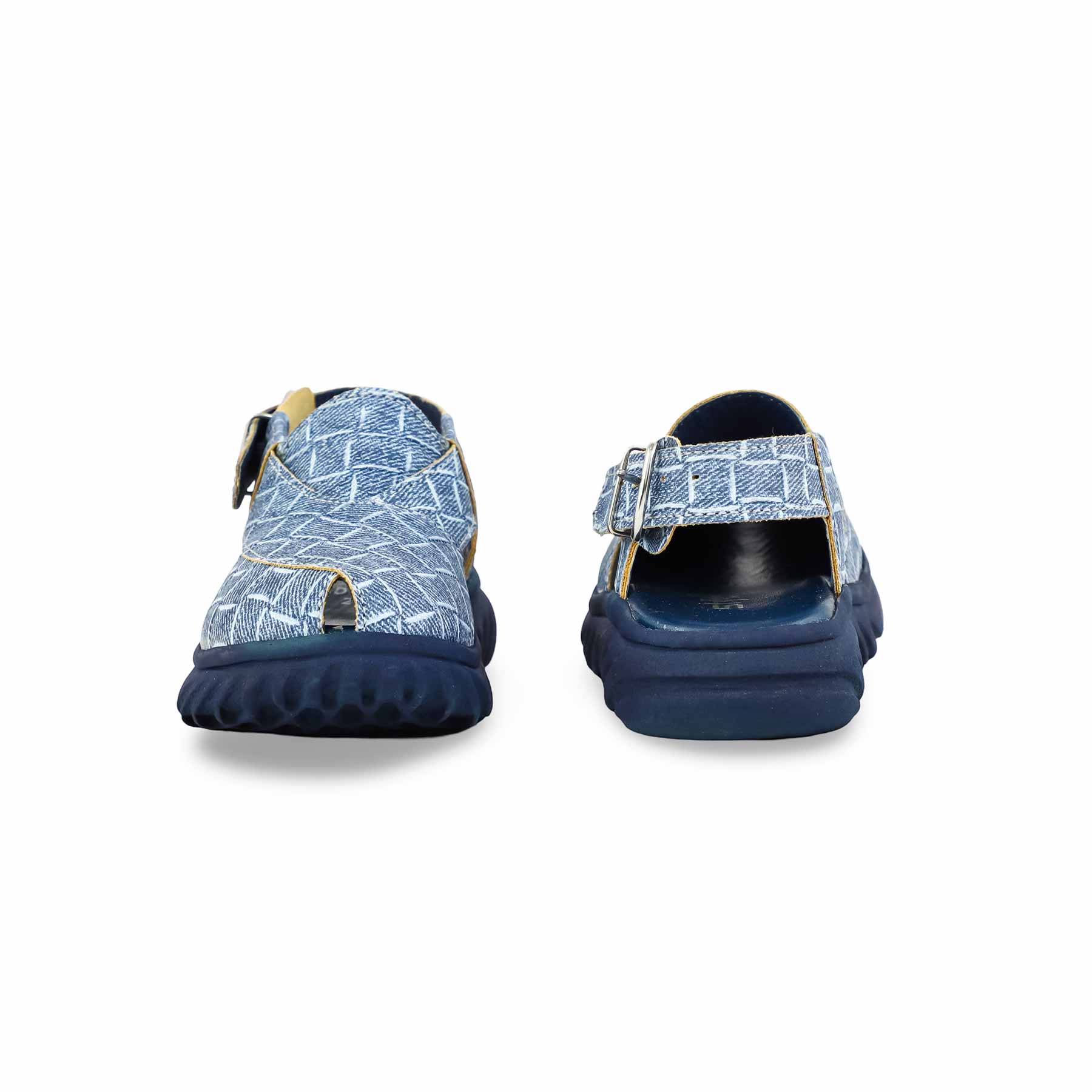 Boys Denim Peshawari Chappal KD4740 - Image 4
