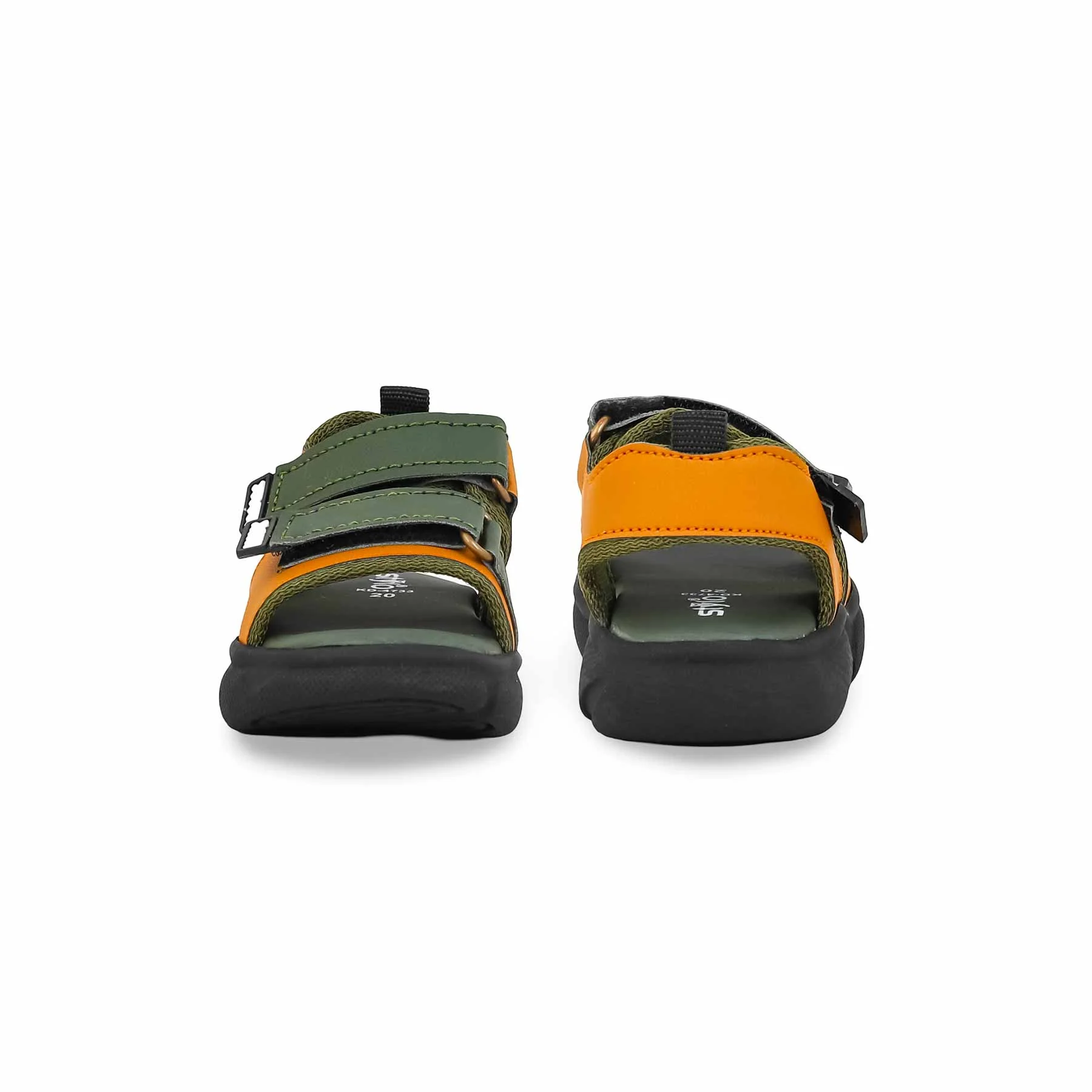 Boys Green Casual Sandal KD4733 - Image 4