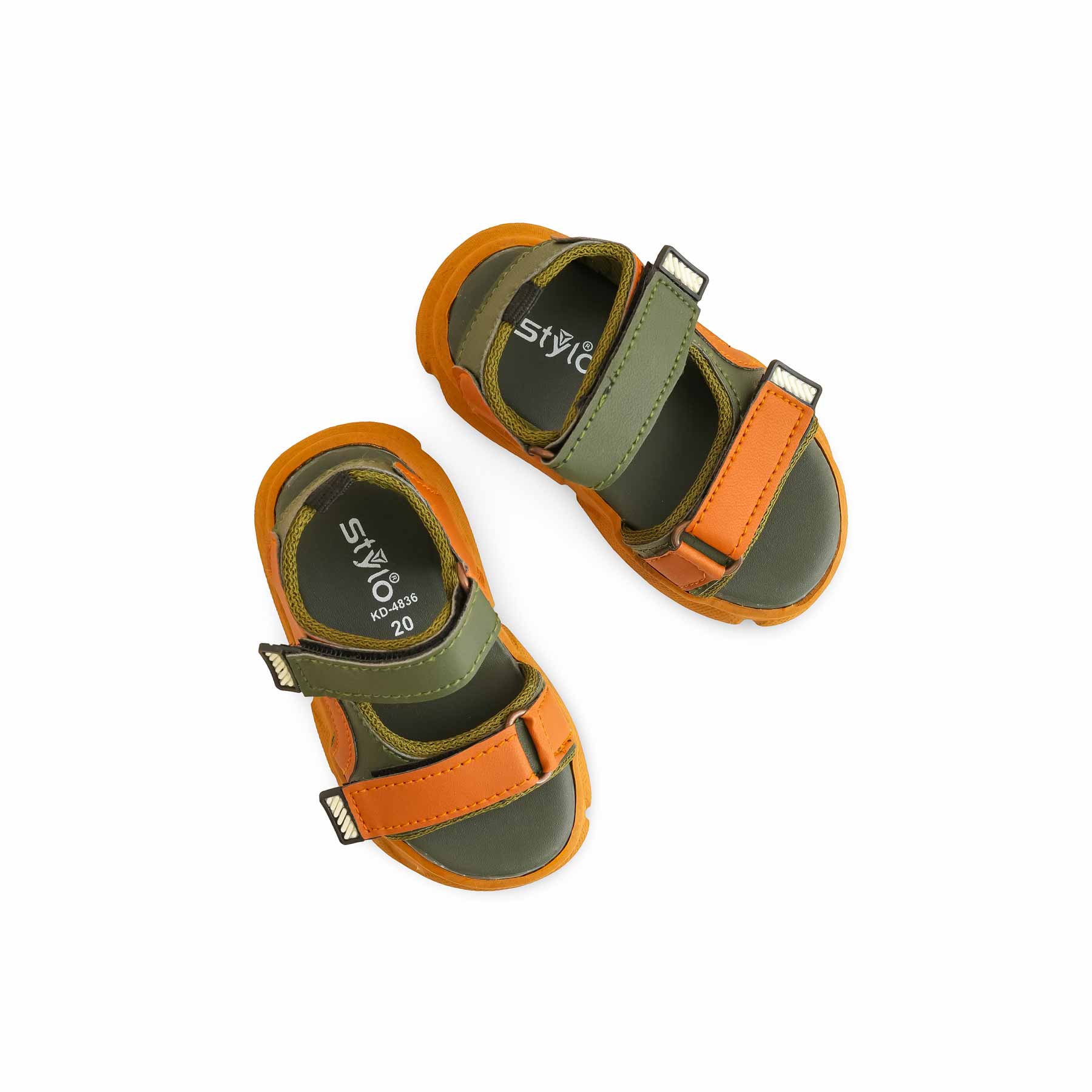 Boys Green Casual Sandal KD4836 - Image 4