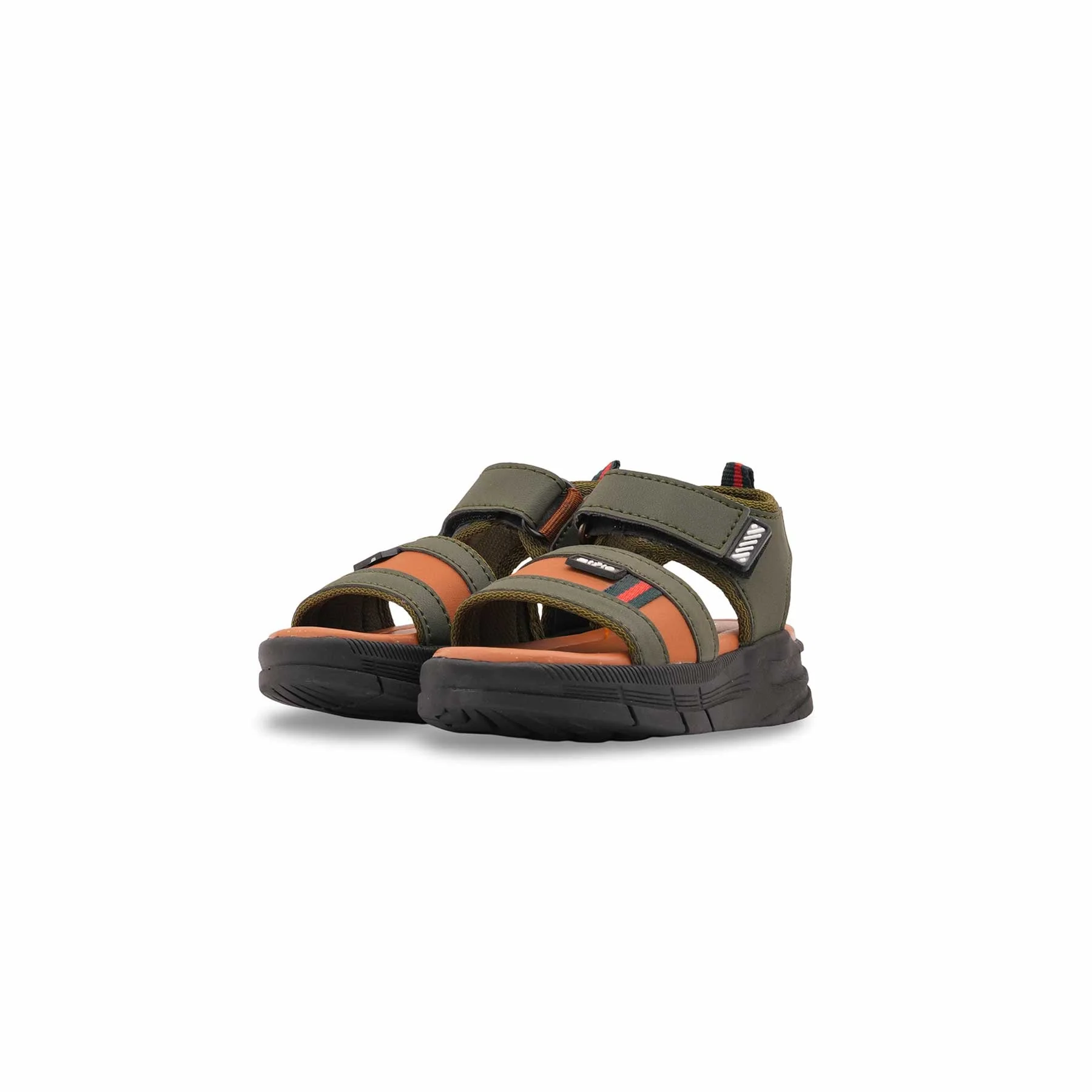 Boys Green Casual Sandal KD4939 - Image 3
