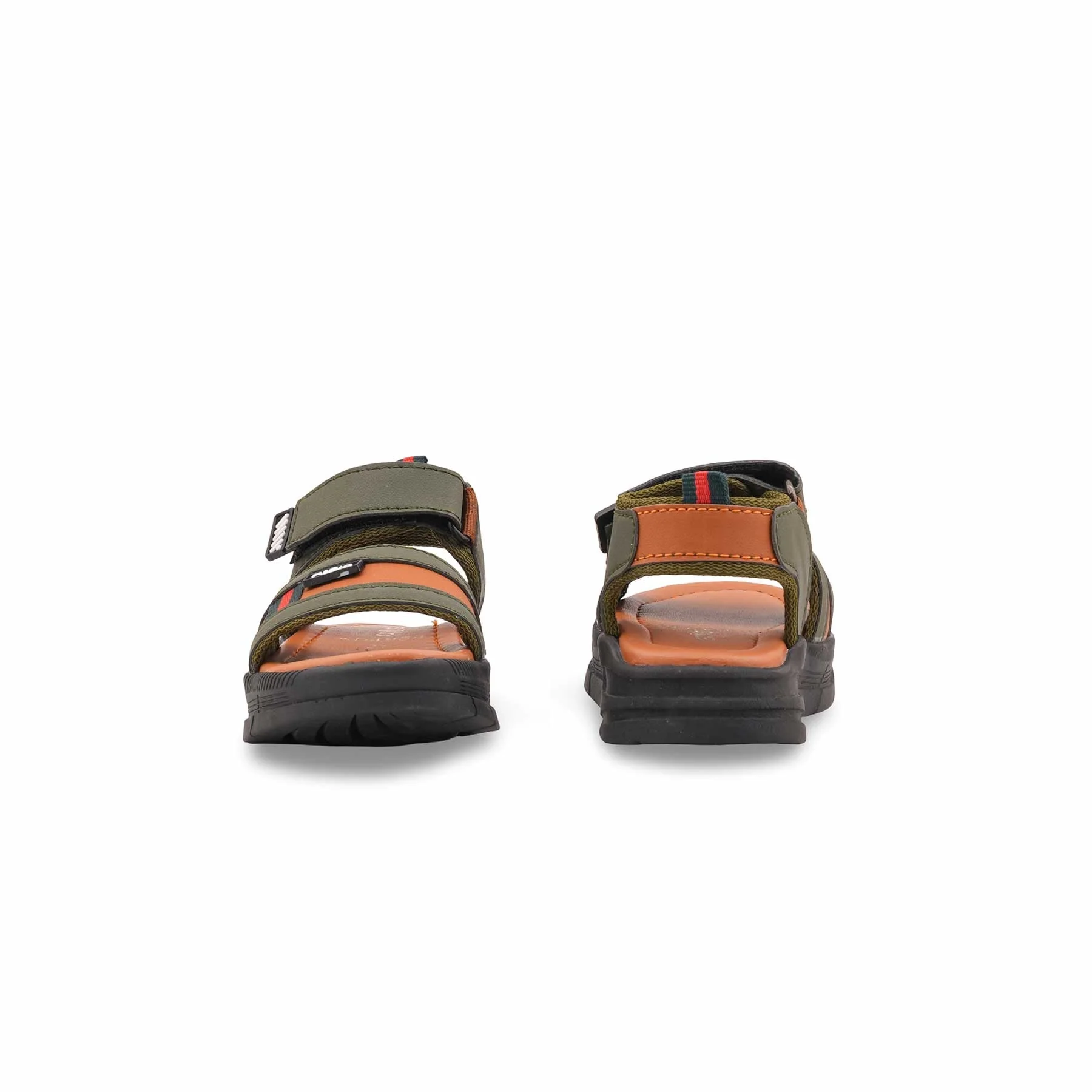 Boys Green Casual Sandal KD4939 - Image 4