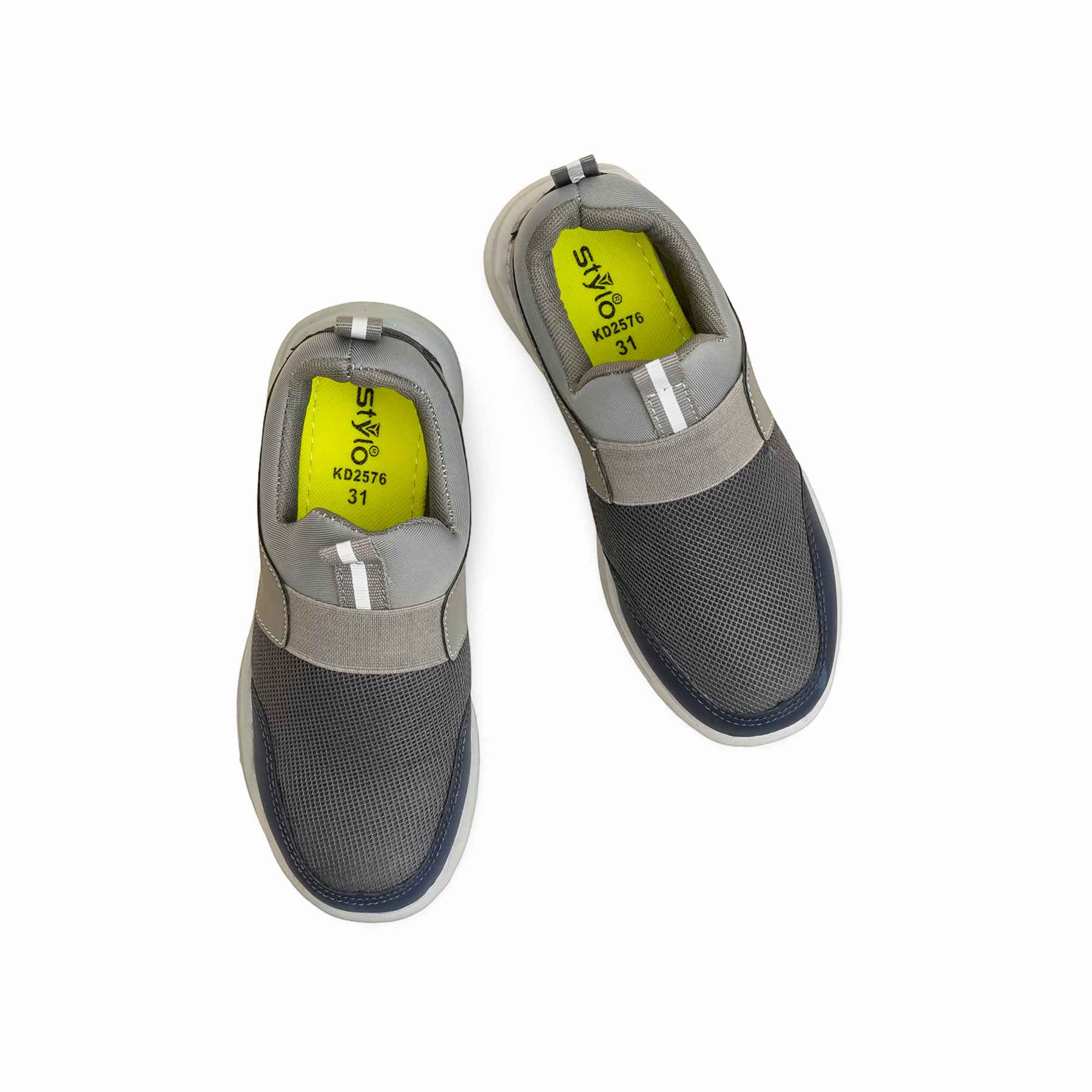 Boys Grey Casual Canvas KD2576 - Image 5