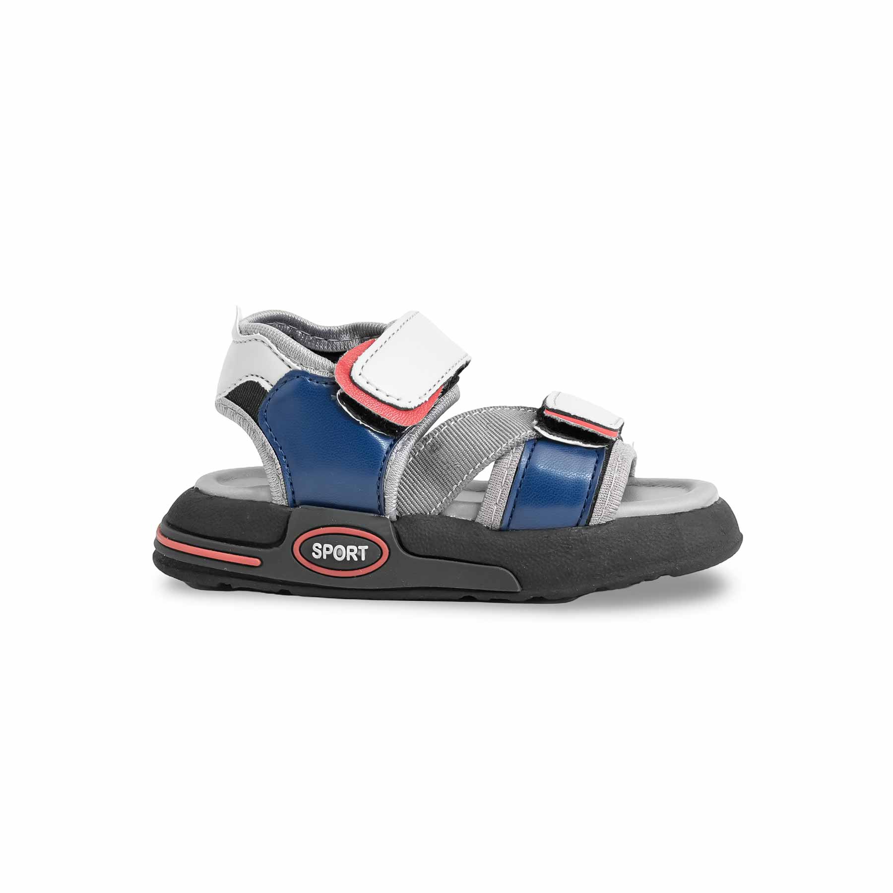Boys Grey Casual Sandal KD4884 - Image 2