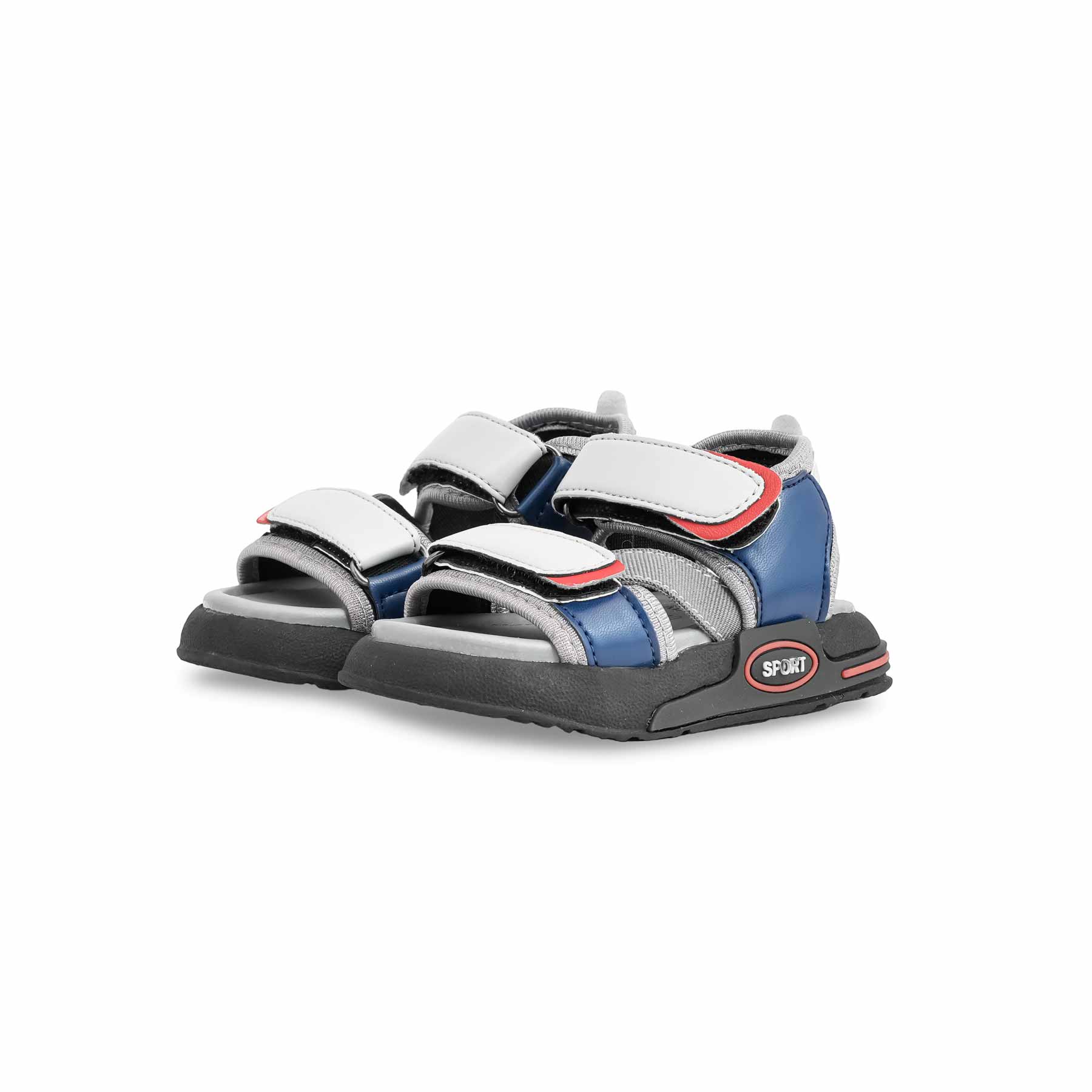 Boys Grey Casual Sandal KD4884 - Image 3