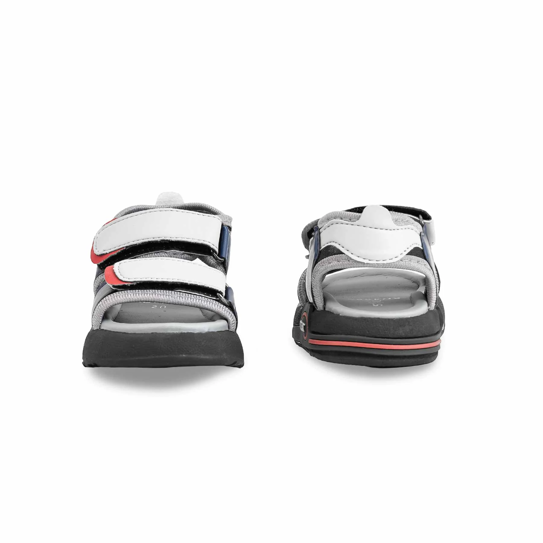 Boys Grey Casual Sandal KD4884 - Image 4