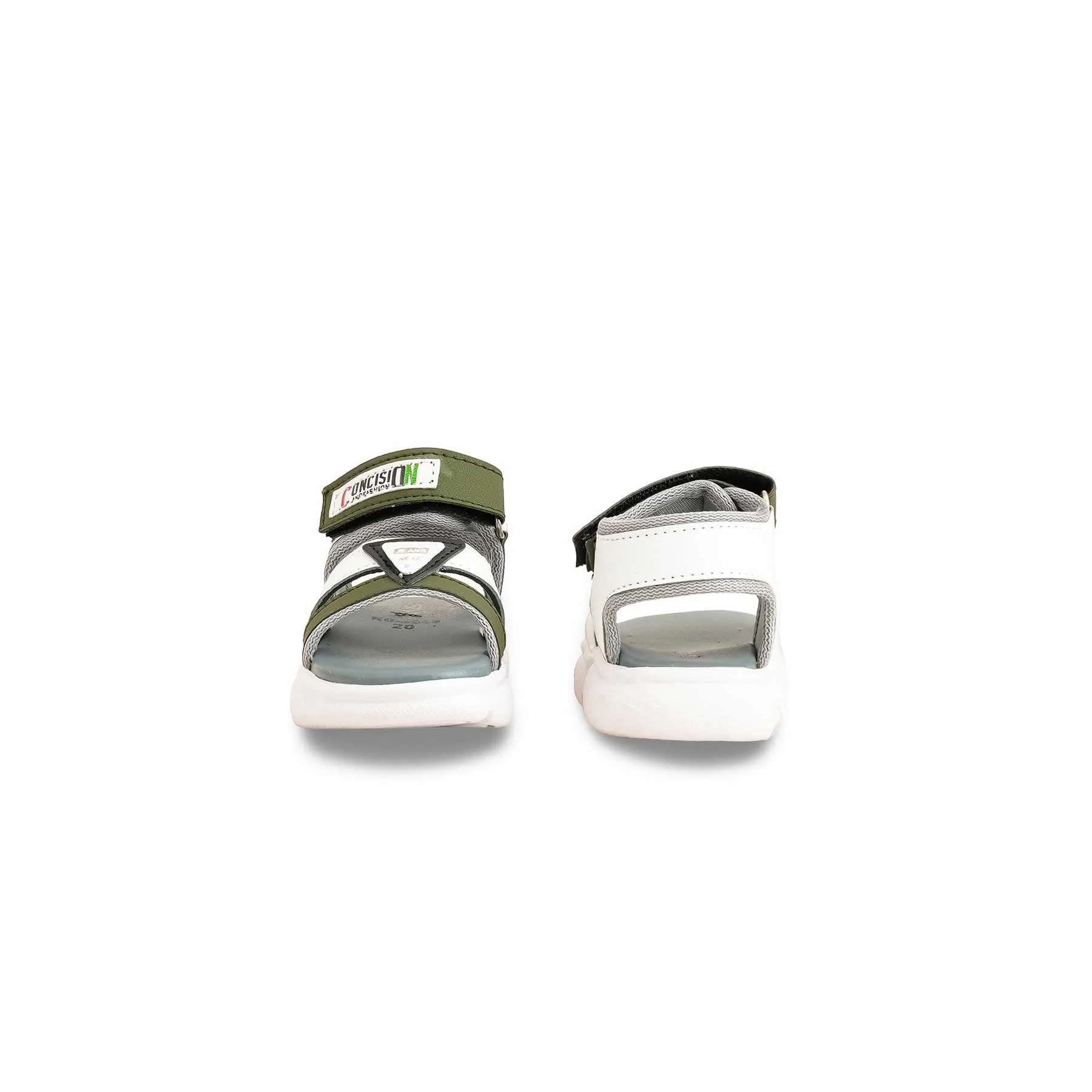 Boys Grey Casual Sandal KD4888 - Image 4