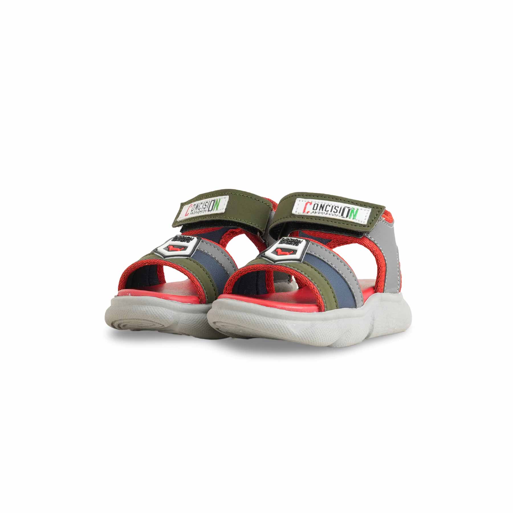 Boys Grey Casual Sandal KD4889 - Image 3