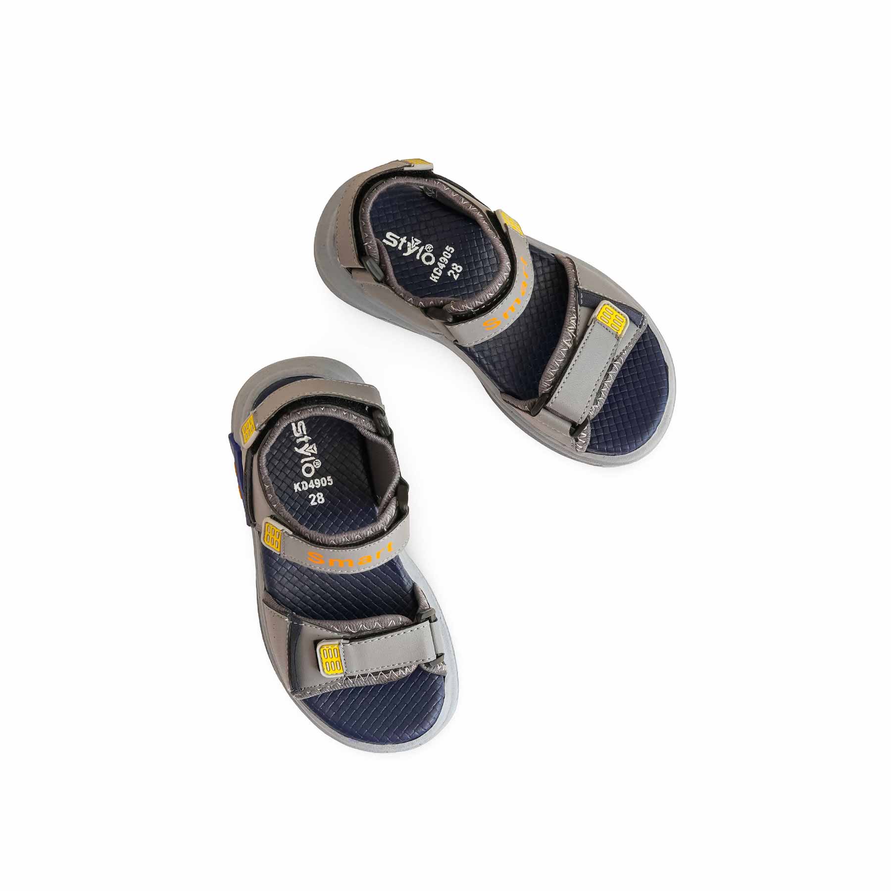 Boys Grey Casual Sandal KD4905 - Image 5