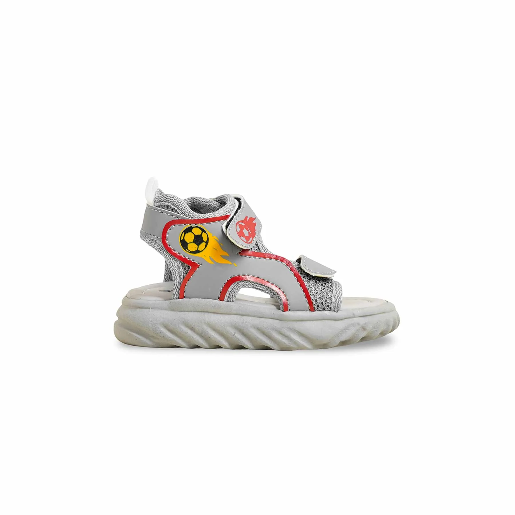 Boys Grey Casual Sandal KD4930 - Image 2