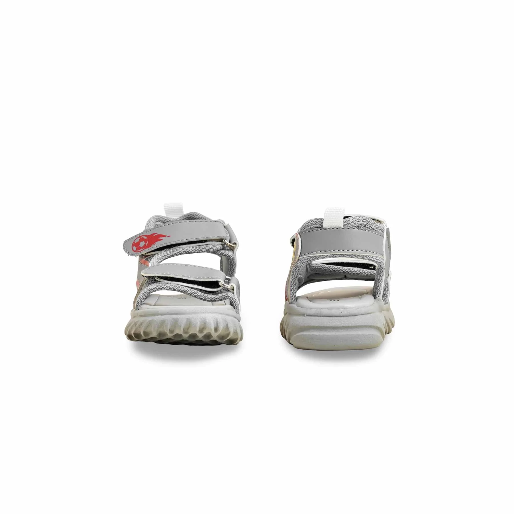 Boys Grey Casual Sandal KD4930 - Image 4