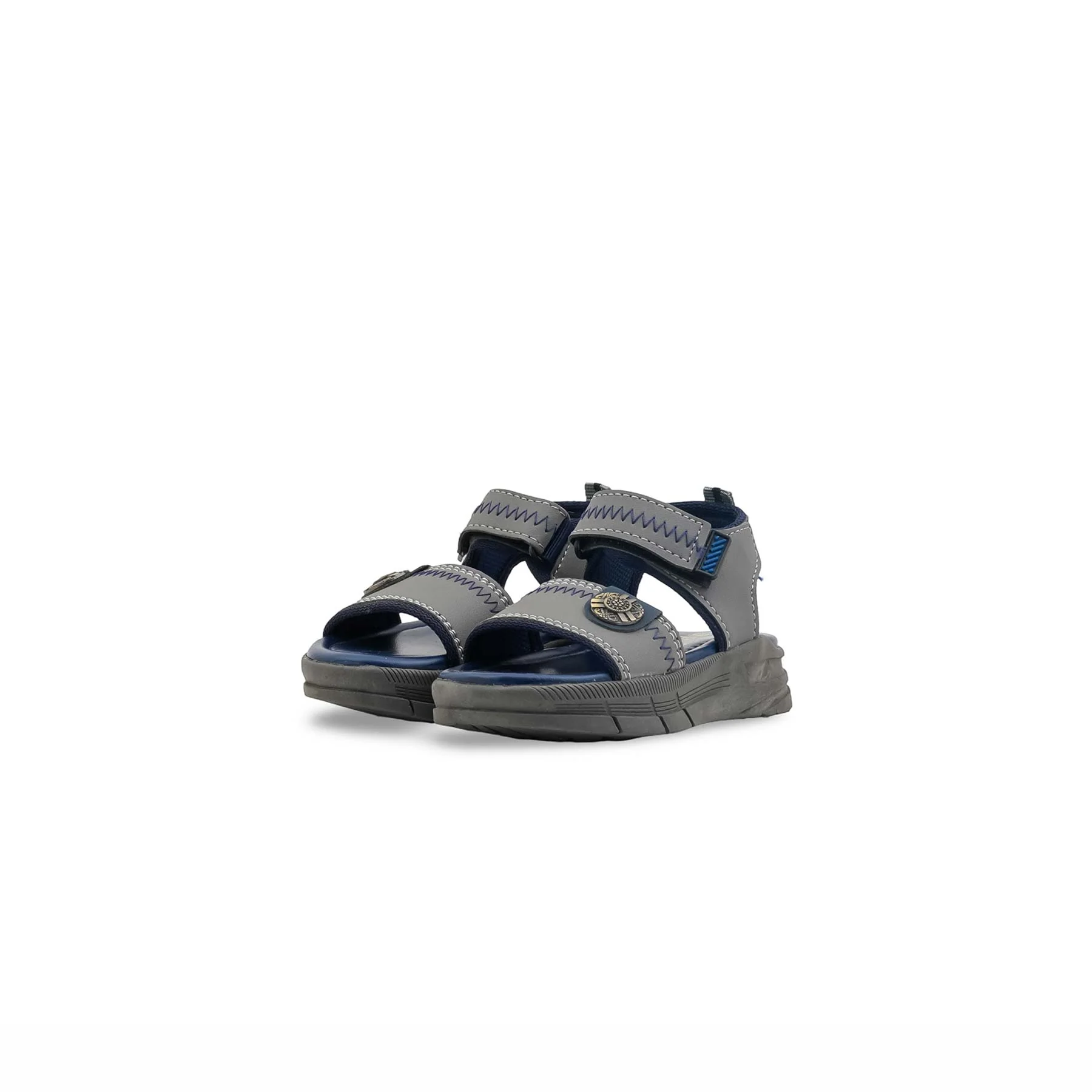 Boys Grey Casual Sandal KD4936 - Image 3