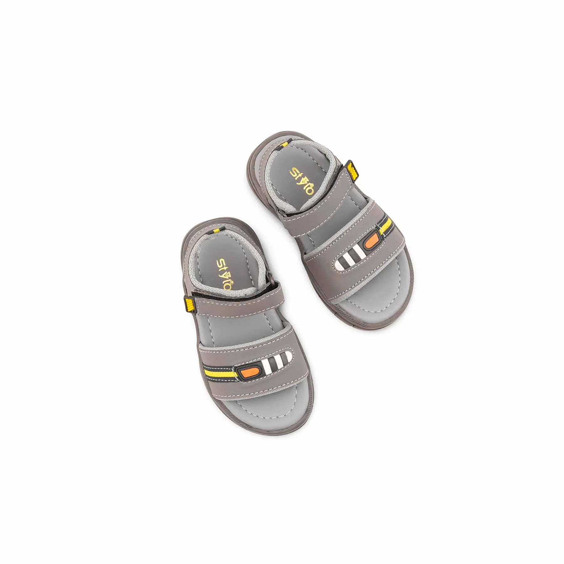 Boys Grey Casual Sandal KD4941 - Image 5