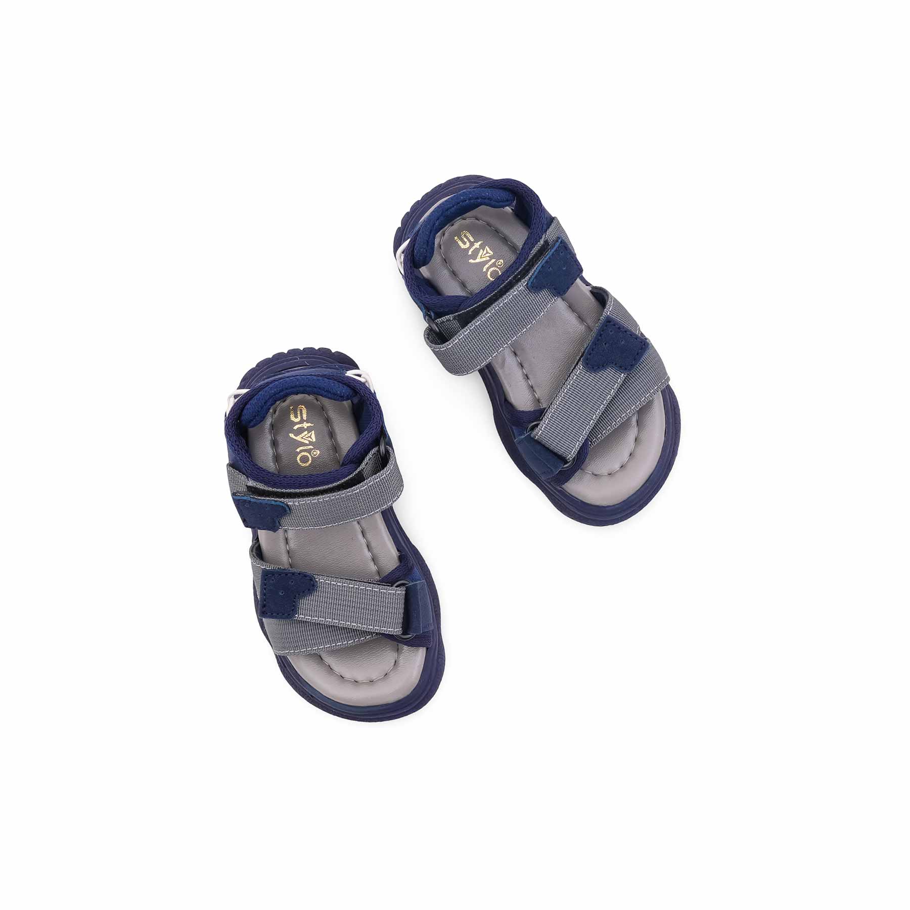 Boys Grey Casual Sandal KD4971 - Image 5
