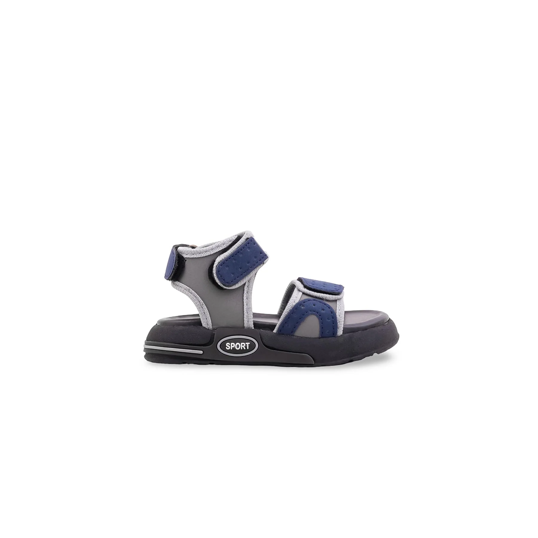 Boys Grey Casual Sandal KD4977 - Image 2