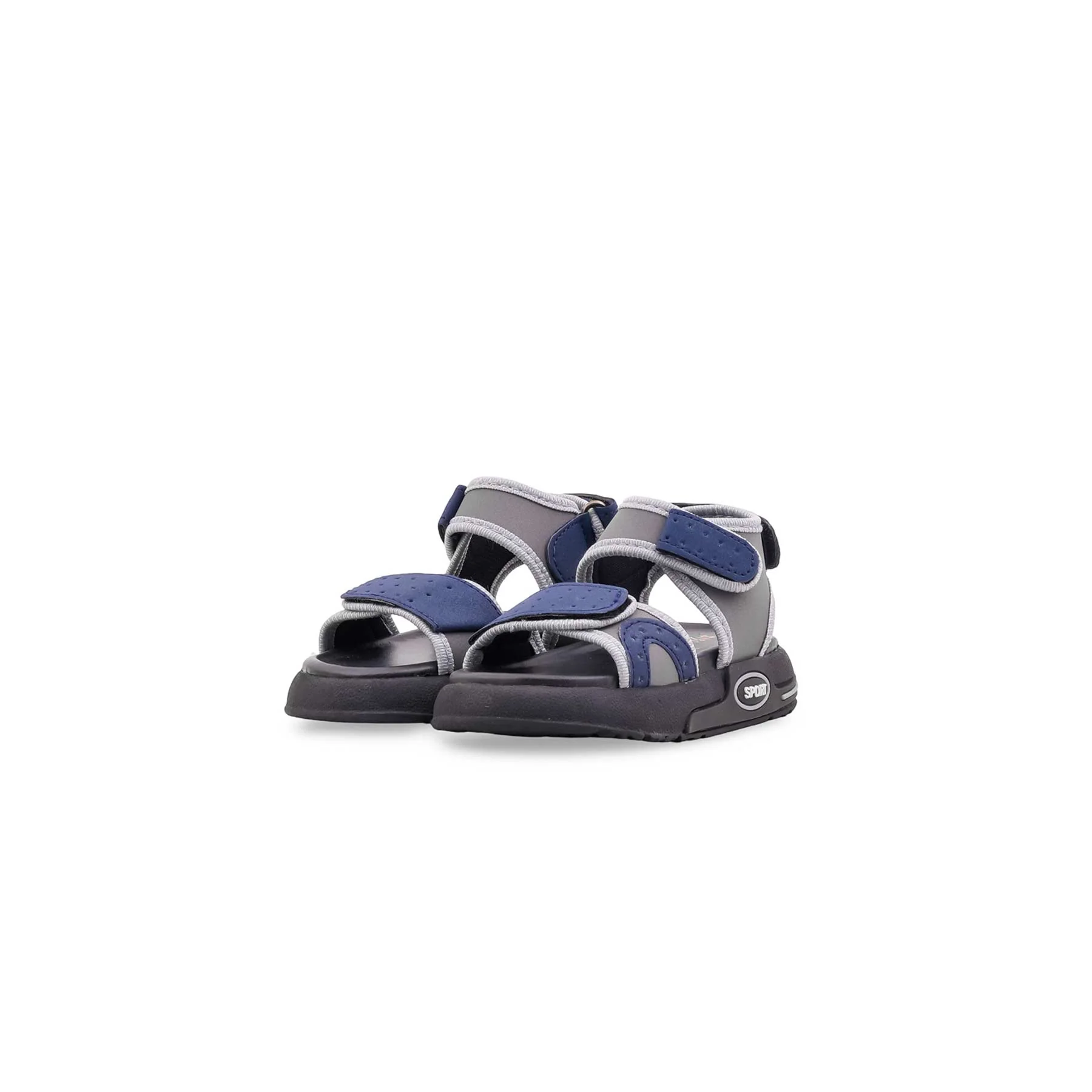 Boys Grey Casual Sandal KD4977 - Image 3