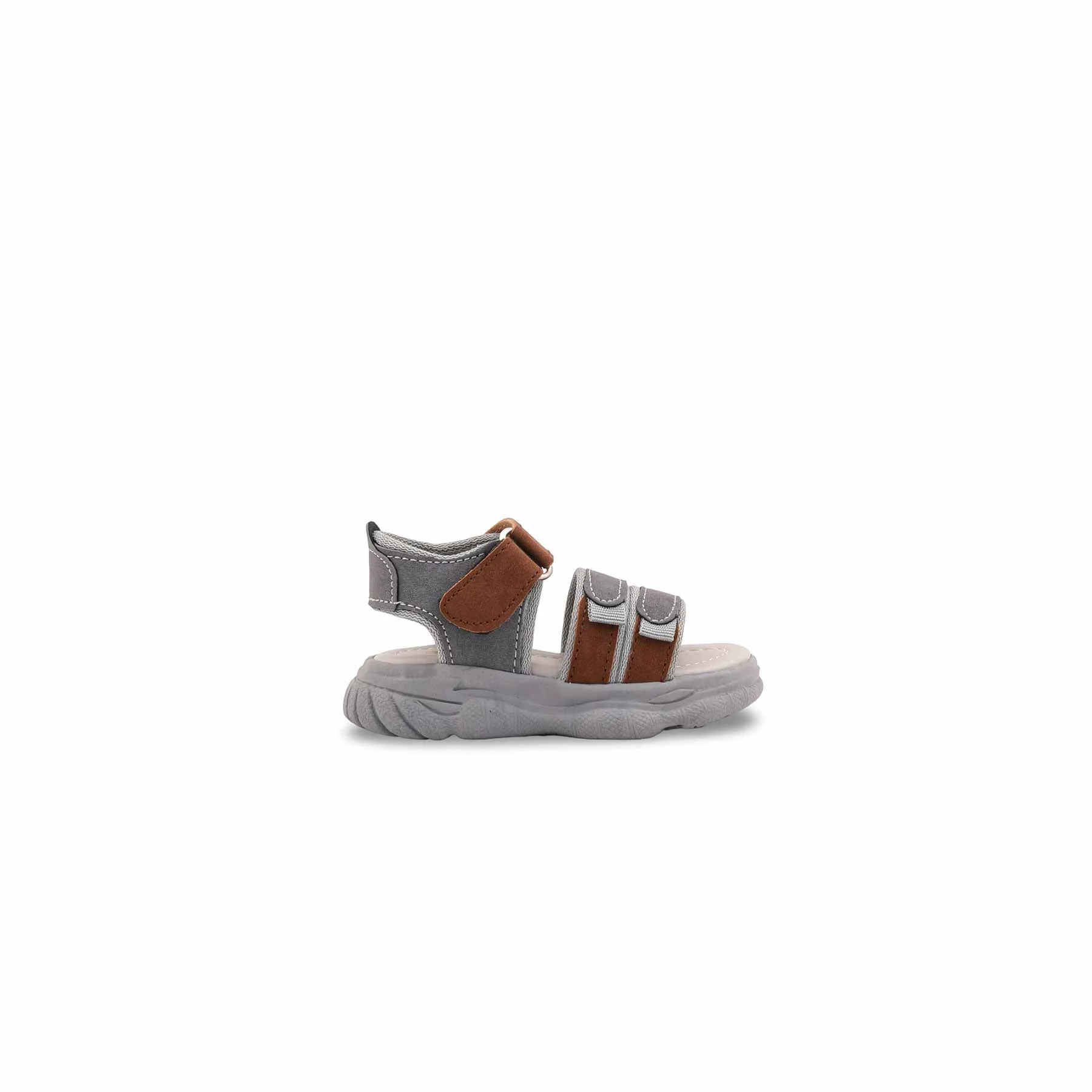 Boys Grey Casual Sandal KD4982 - Image 2