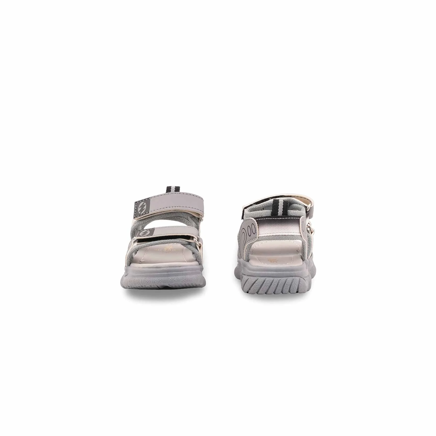 Boys Grey Casual Sandal KD4983 - Image 4