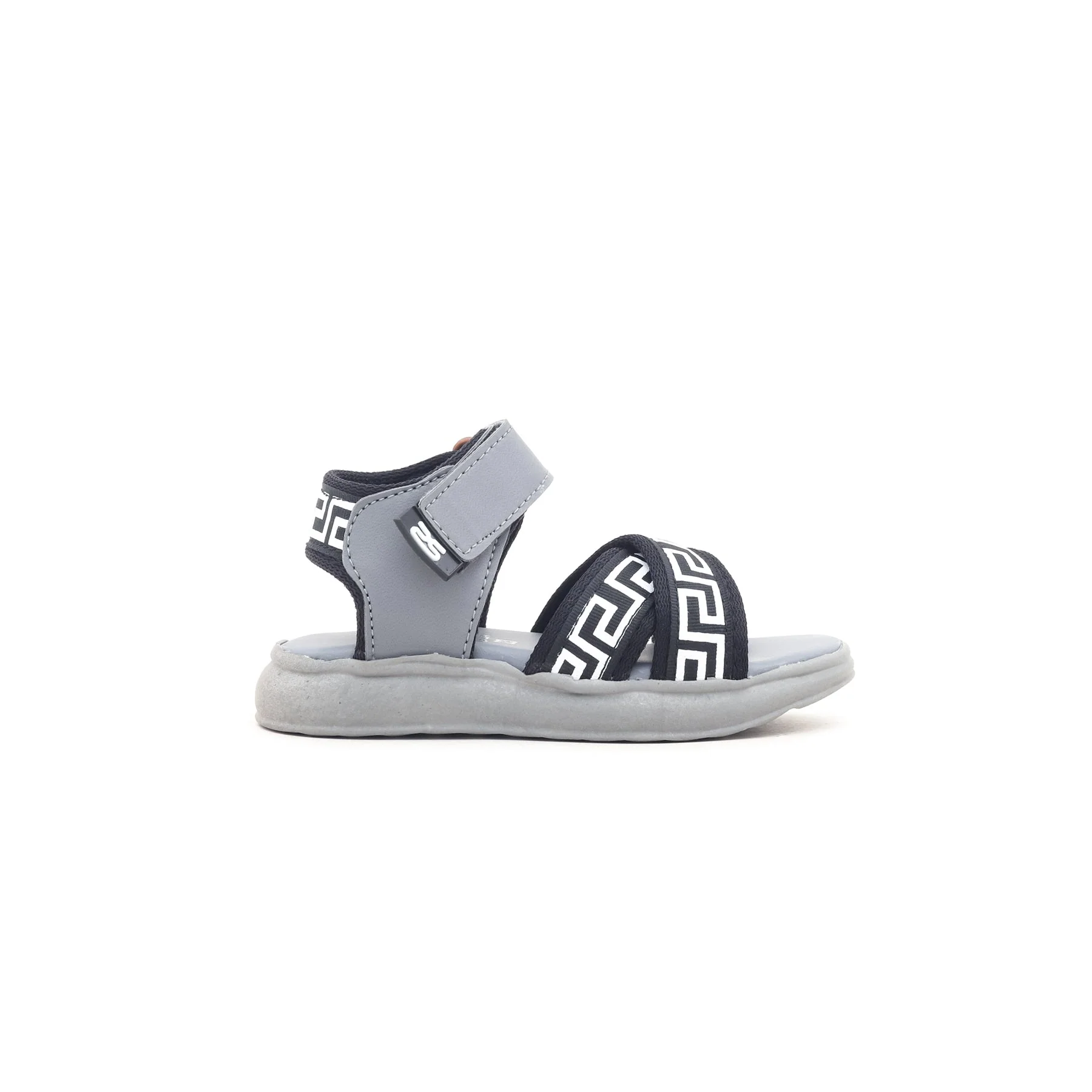 Boys Grey Casual Sandal KD9264 - Image 2