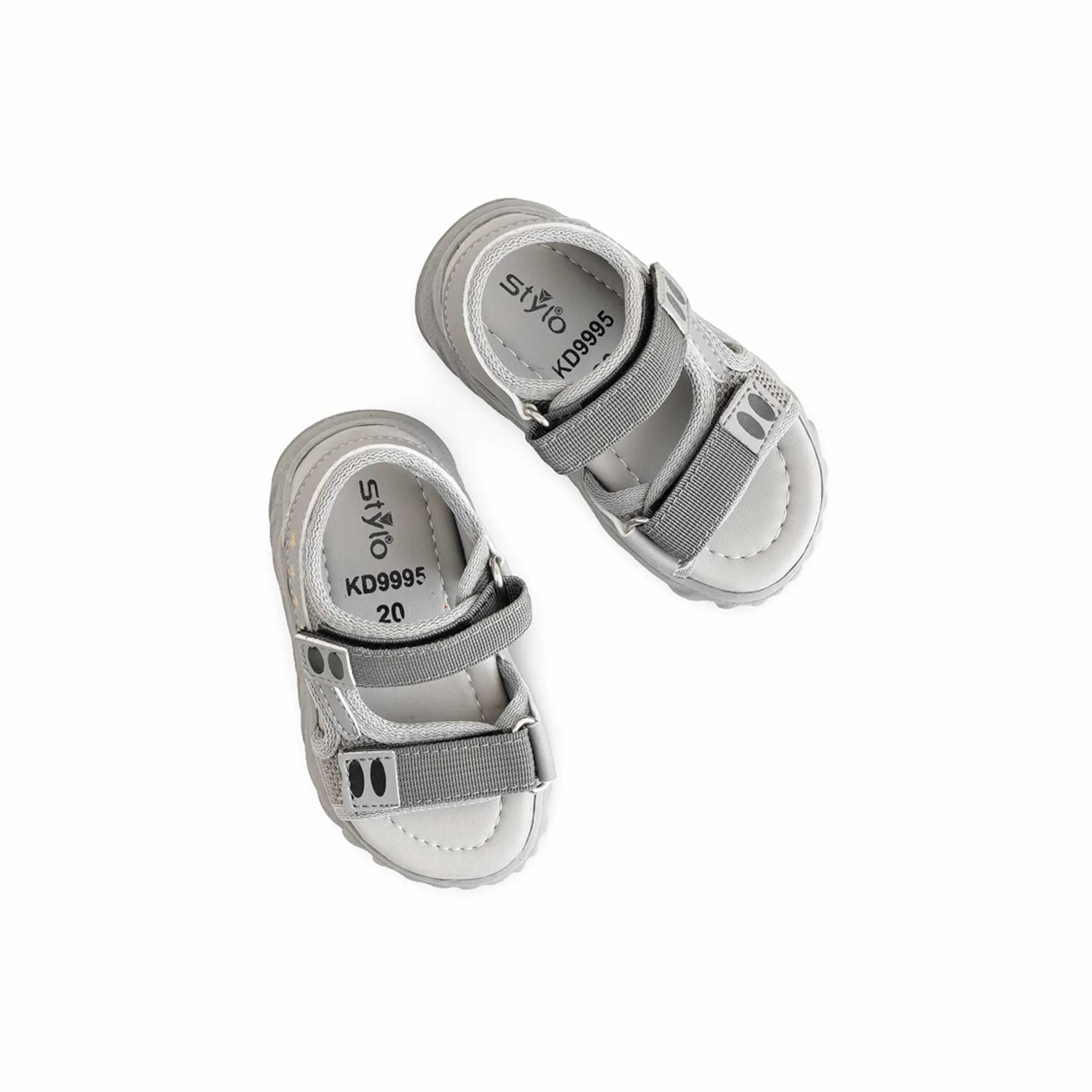 Boys Grey Casual Sandal KD9995 - Image 5