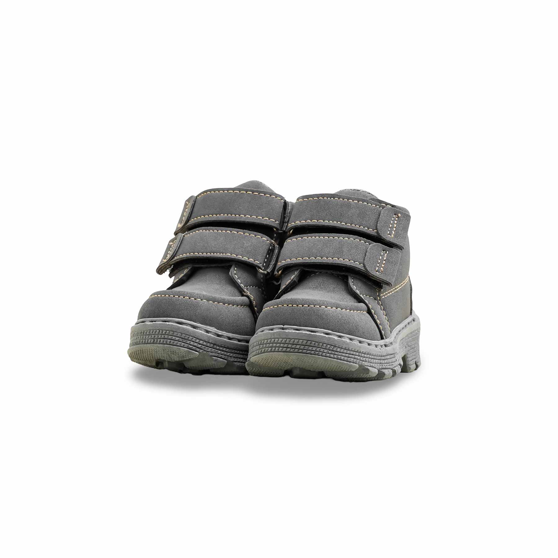 Boys Grey Formal Long Shoes KD8083 - Image 3
