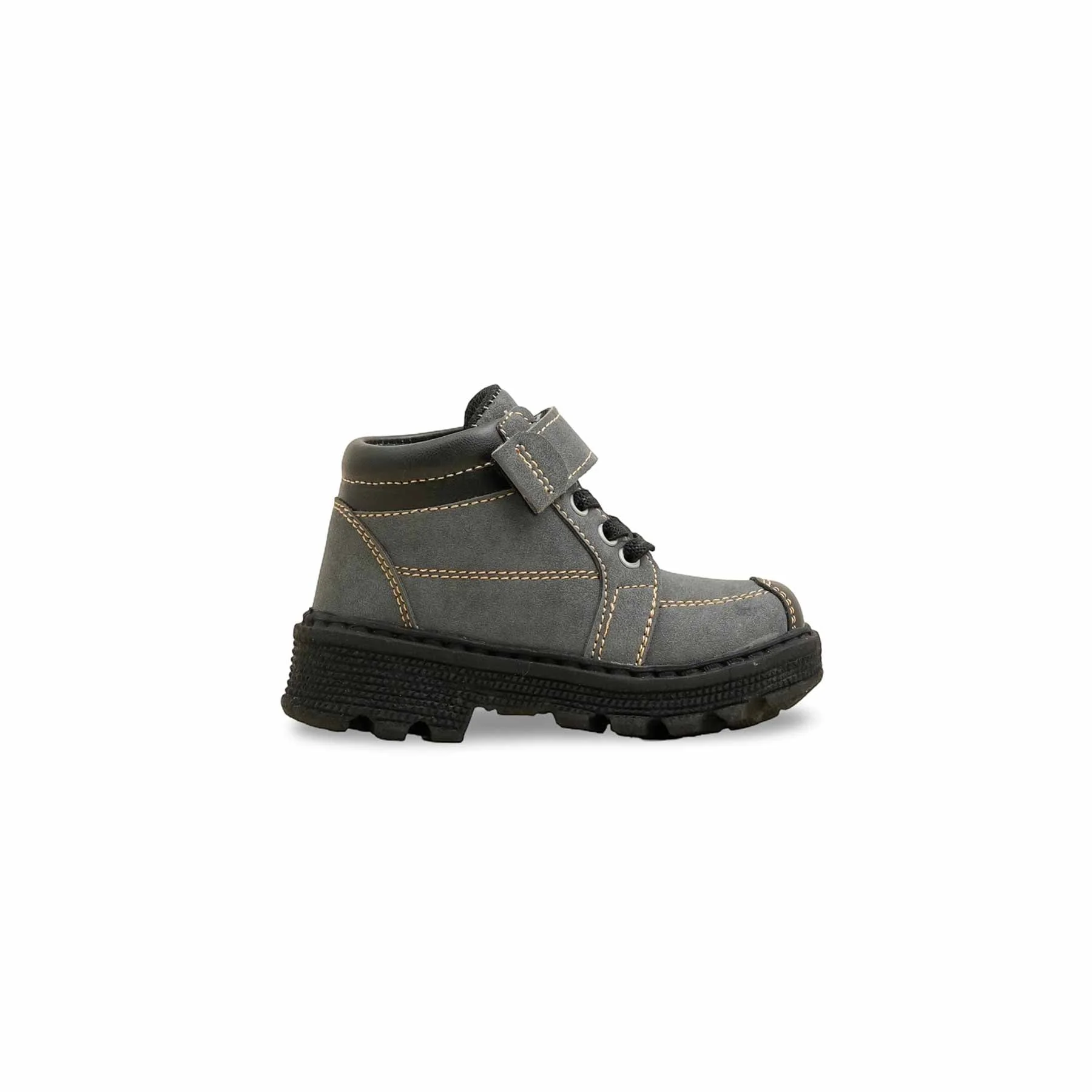 Boys Grey Formal Long Shoes KD8084 - Image 2