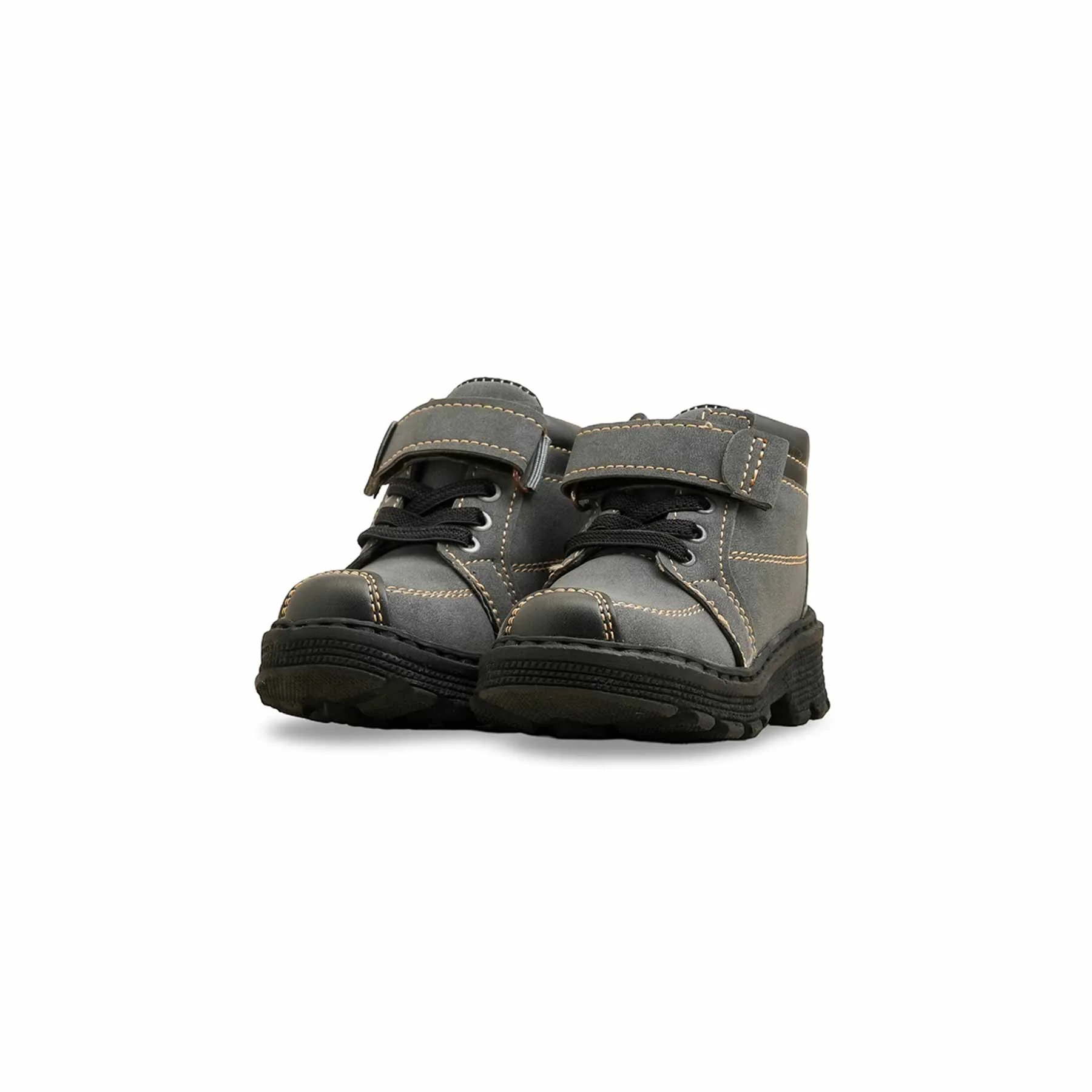 Boys Grey Formal Long Shoes KD8084 - Image 3