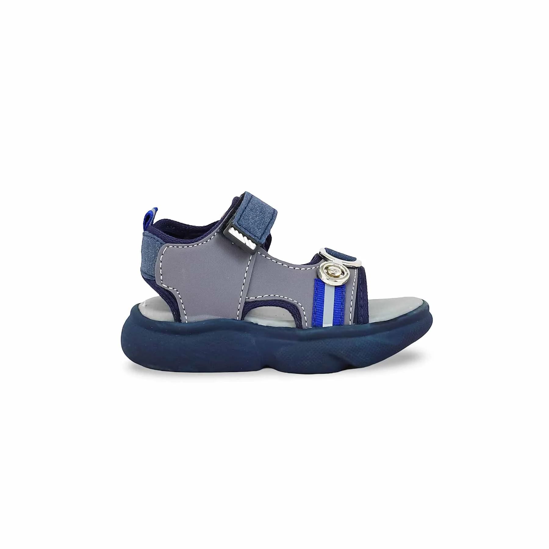 Boys Grey Formal Sandal KD4734 - Image 2