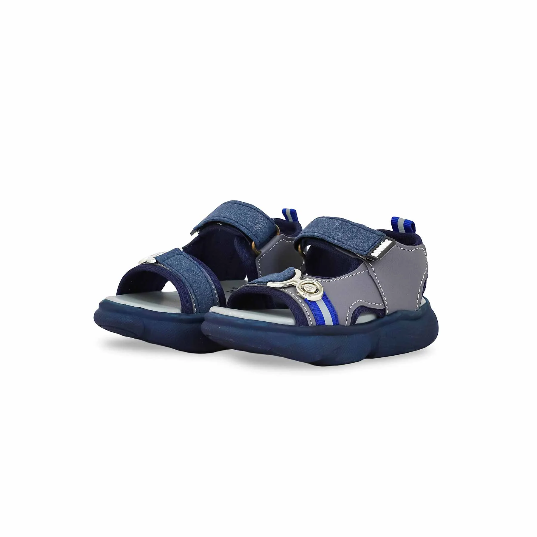 Boys Grey Formal Sandal KD4734 - Image 3