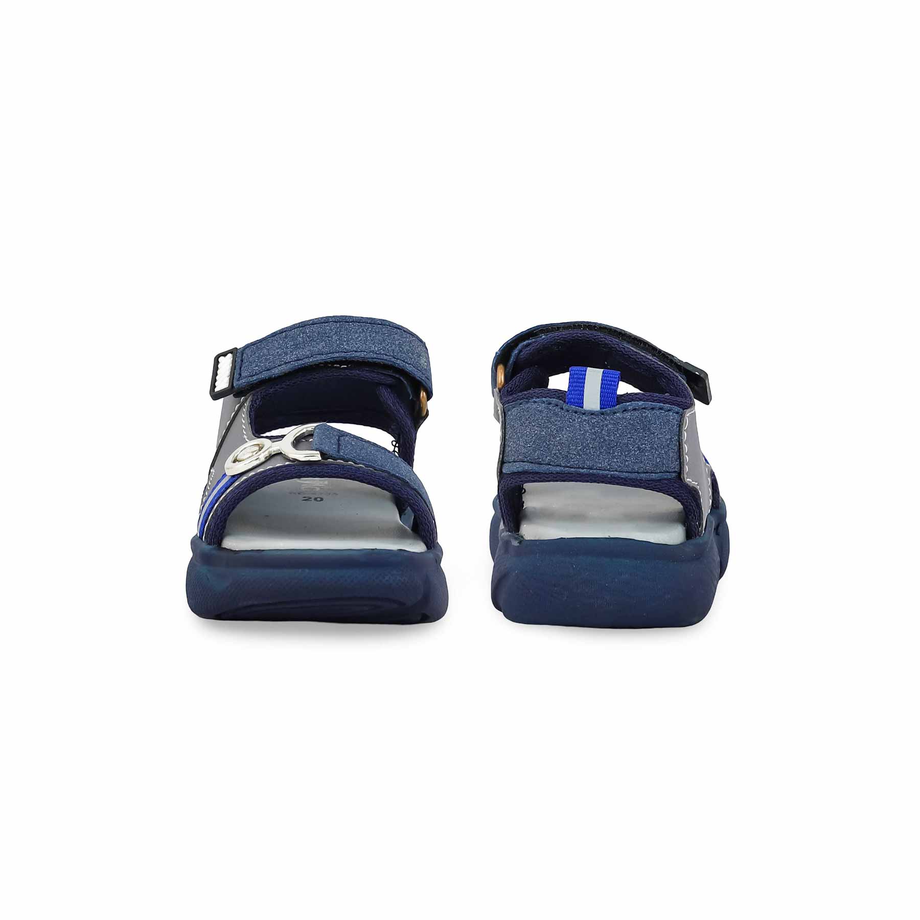Boys Grey Formal Sandal KD4734 - Image 4