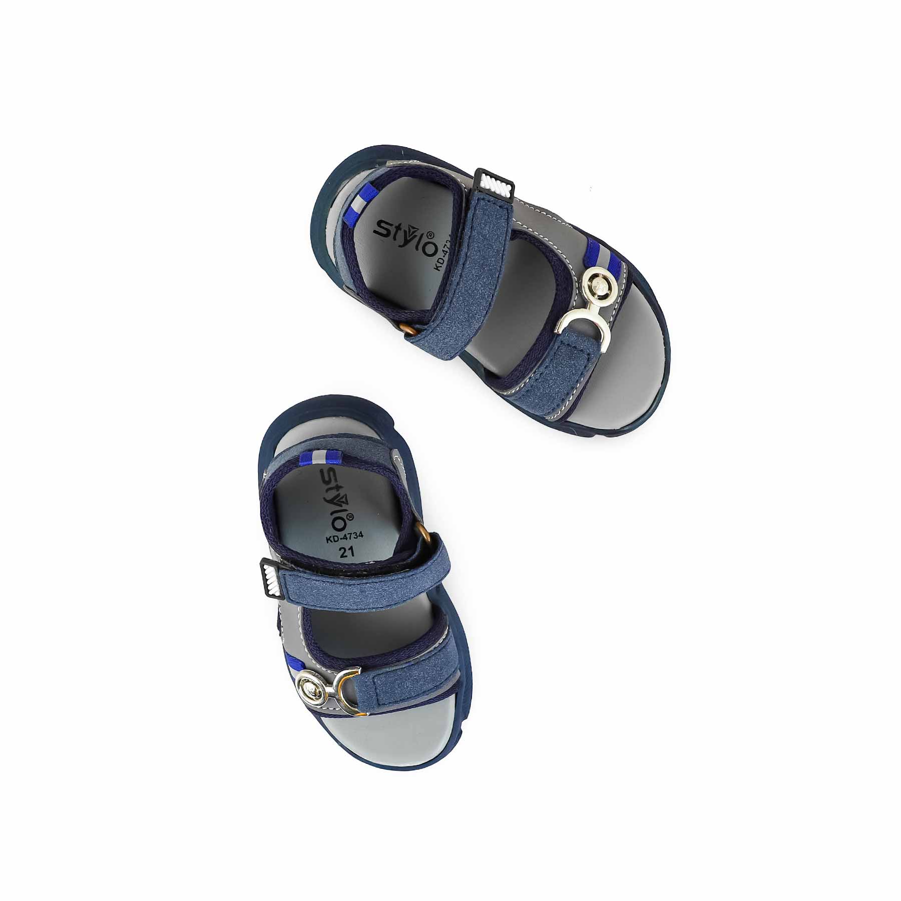 Boys Grey Formal Sandal KD4734 - Image 5