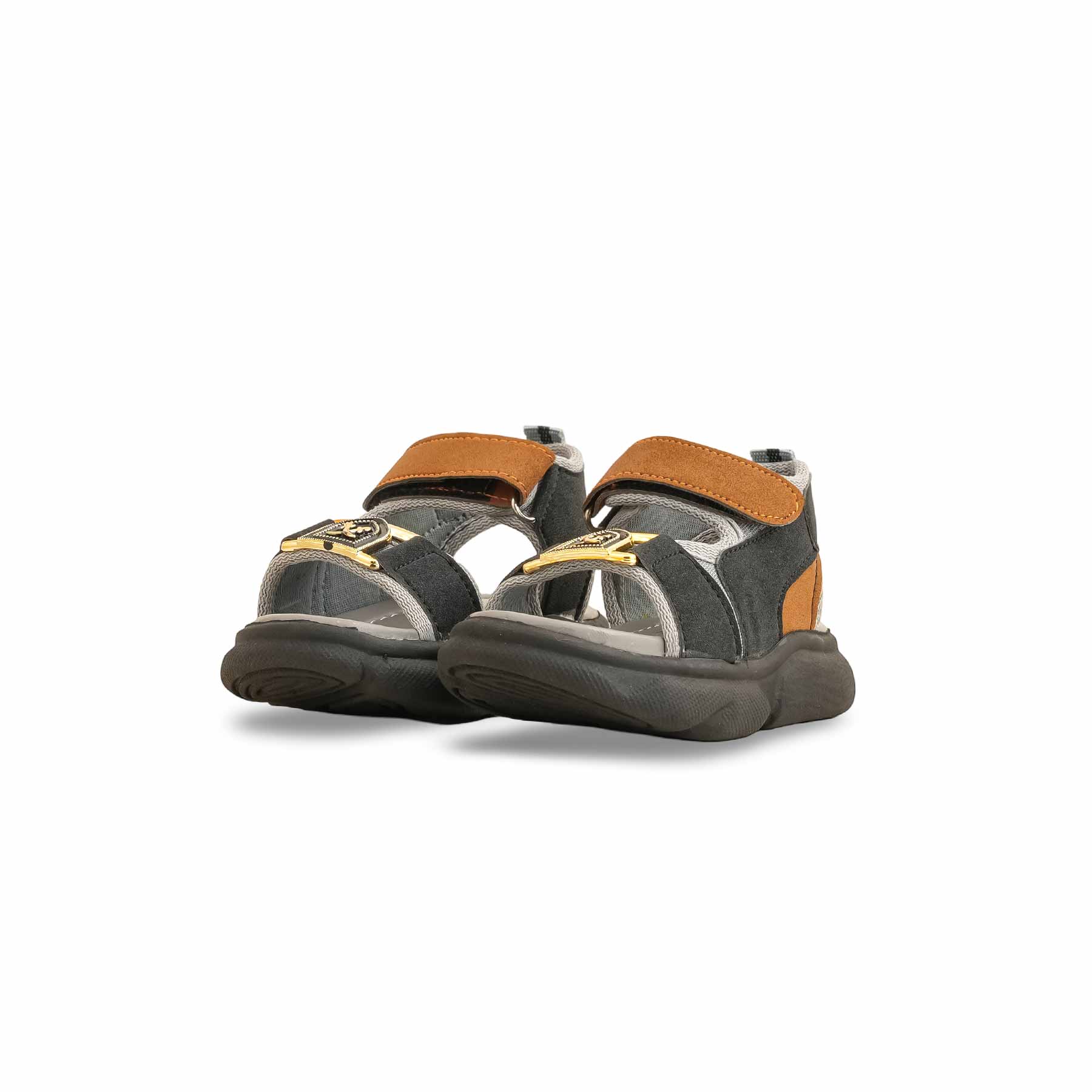 Boys Grey Formal Sandal KD4743 - Image 3