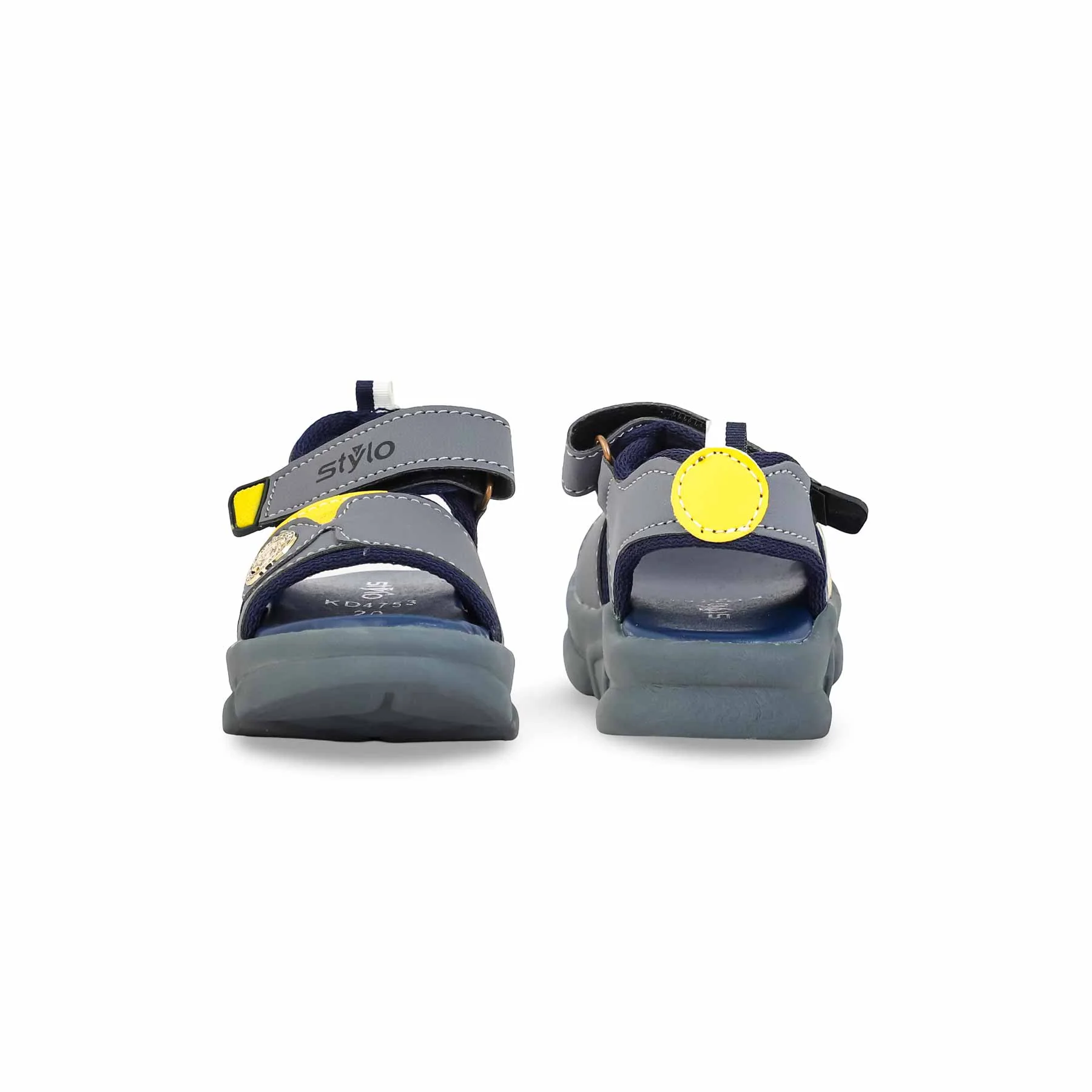 Boys Grey Formal Sandal KD4753 - Image 3