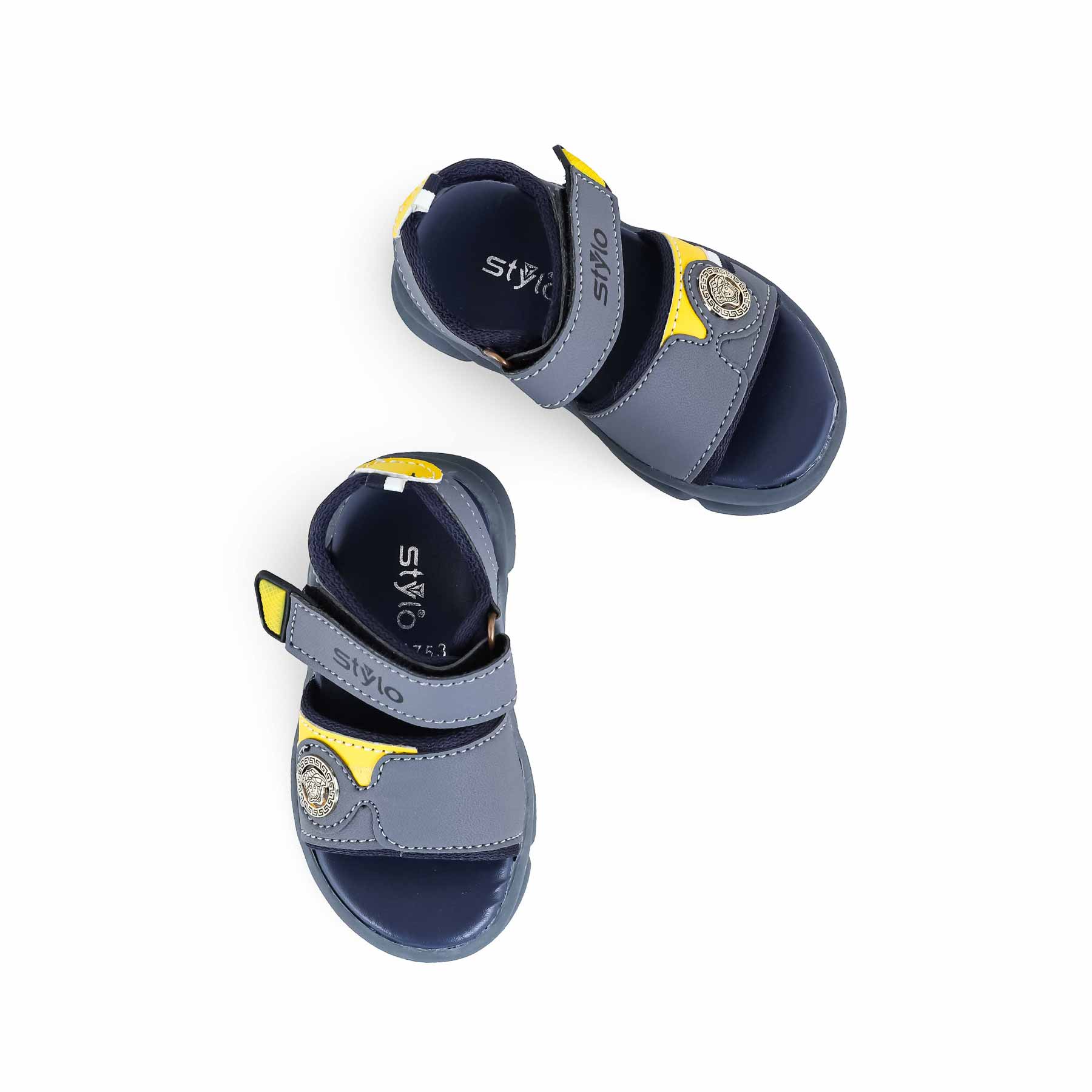 Boys Grey Formal Sandal KD4753 - Image 4