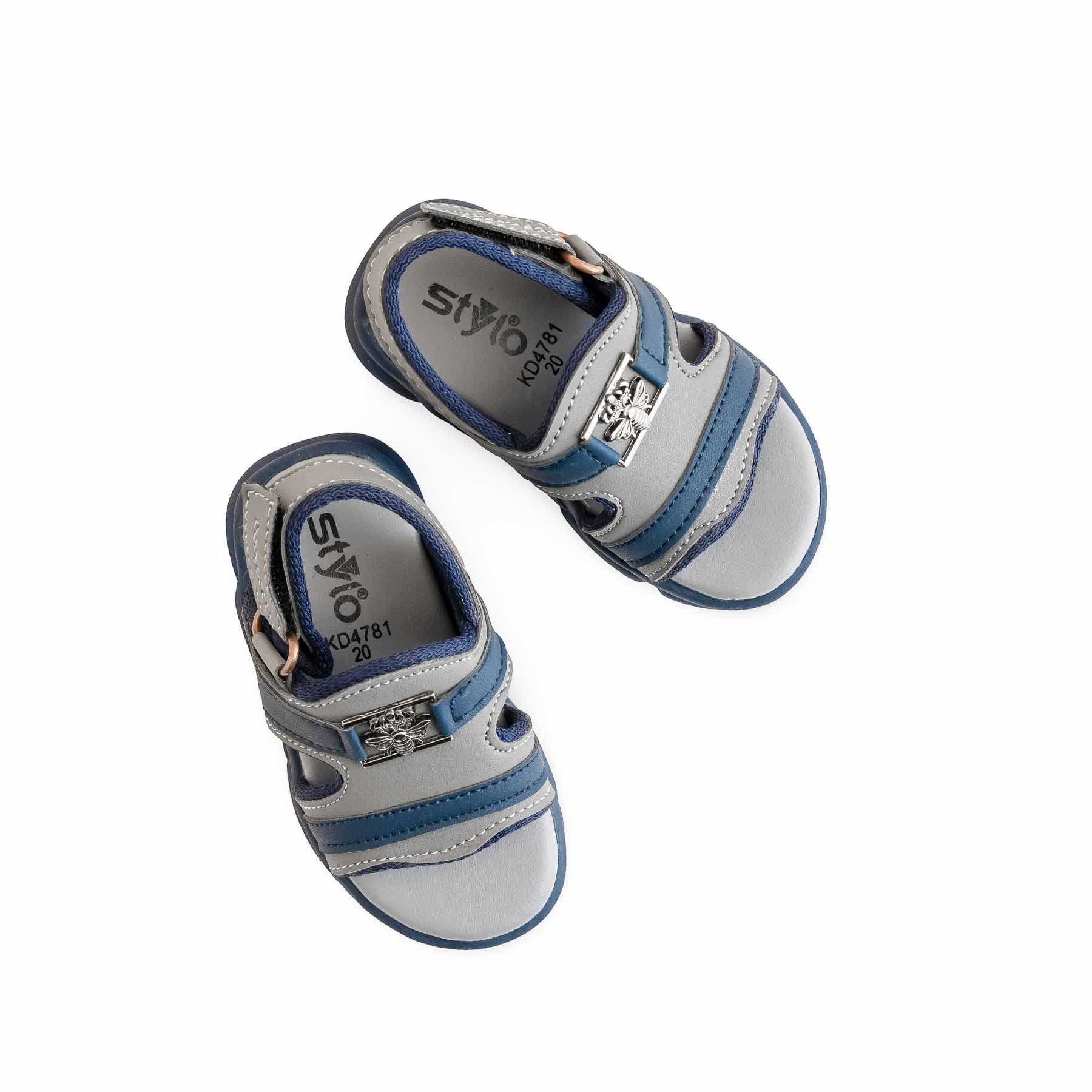 Boys Grey Formal Sandal KD4781 - Image 5