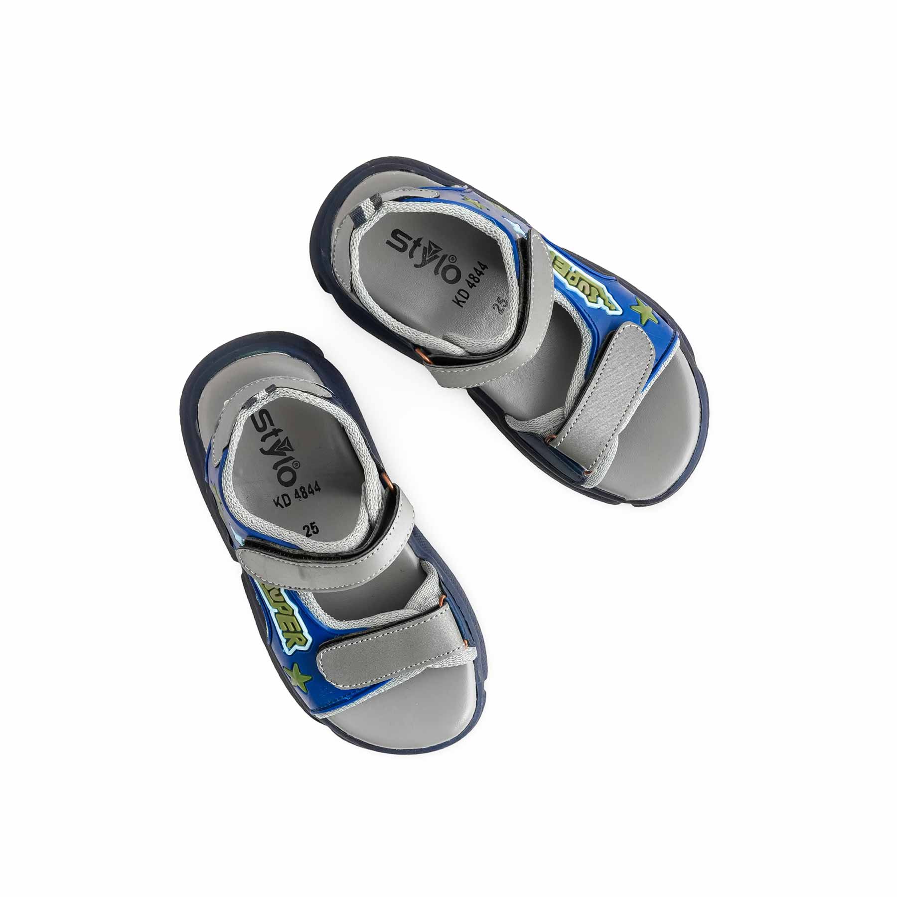 Boys Grey Formal Sandal KD4844 - Image 4