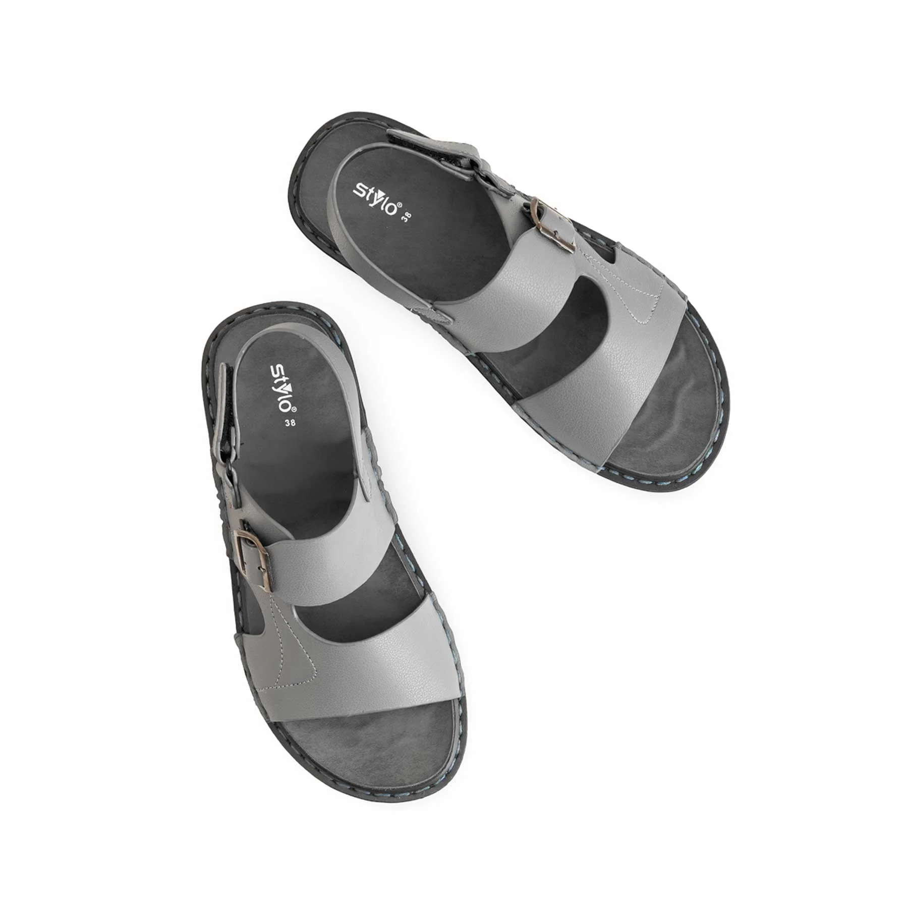 Boys Grey Formal Sandal KD9980 - Image 5