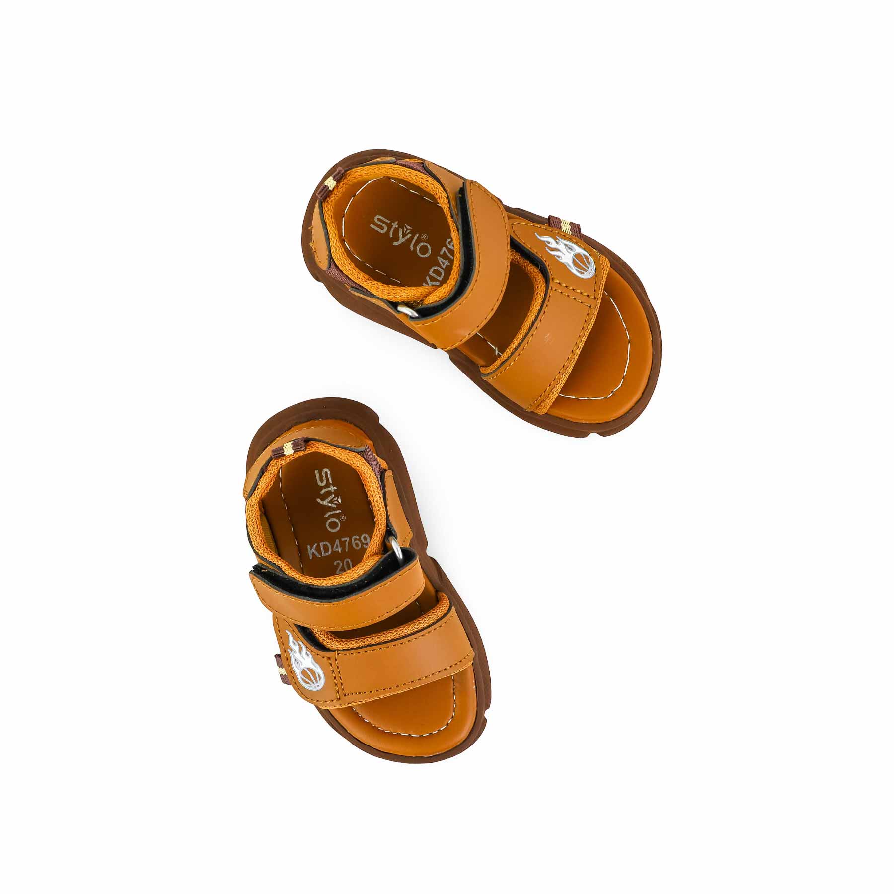 Boys Mustard Casual Sandal KD4769 - Image 5