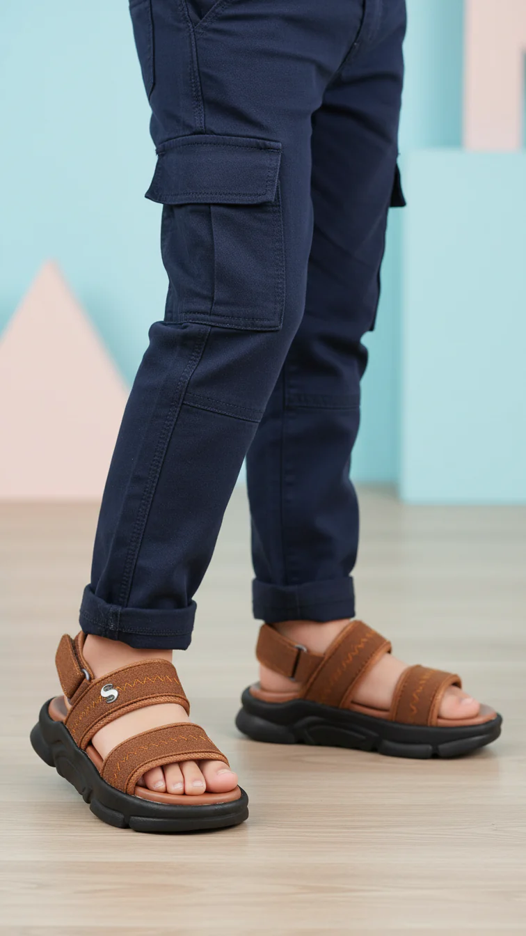 Boys Mustard Casual Sandal KD4771