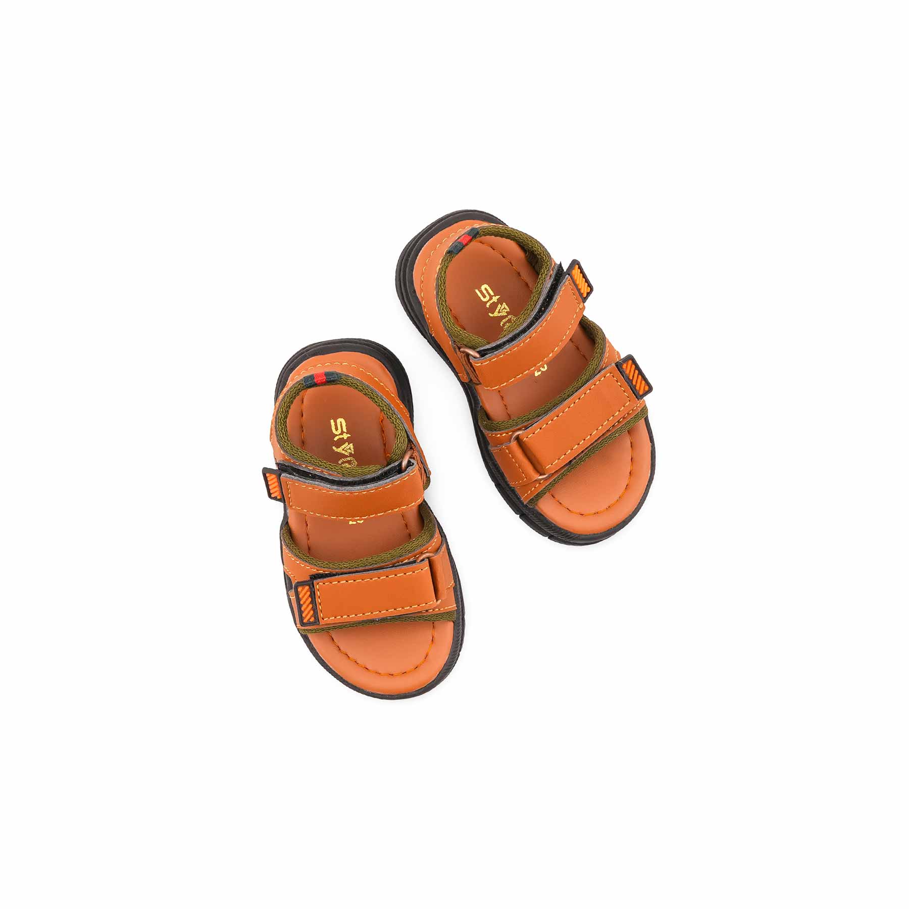 Boys Mustard Casual Sandal KD4938 - Image 5