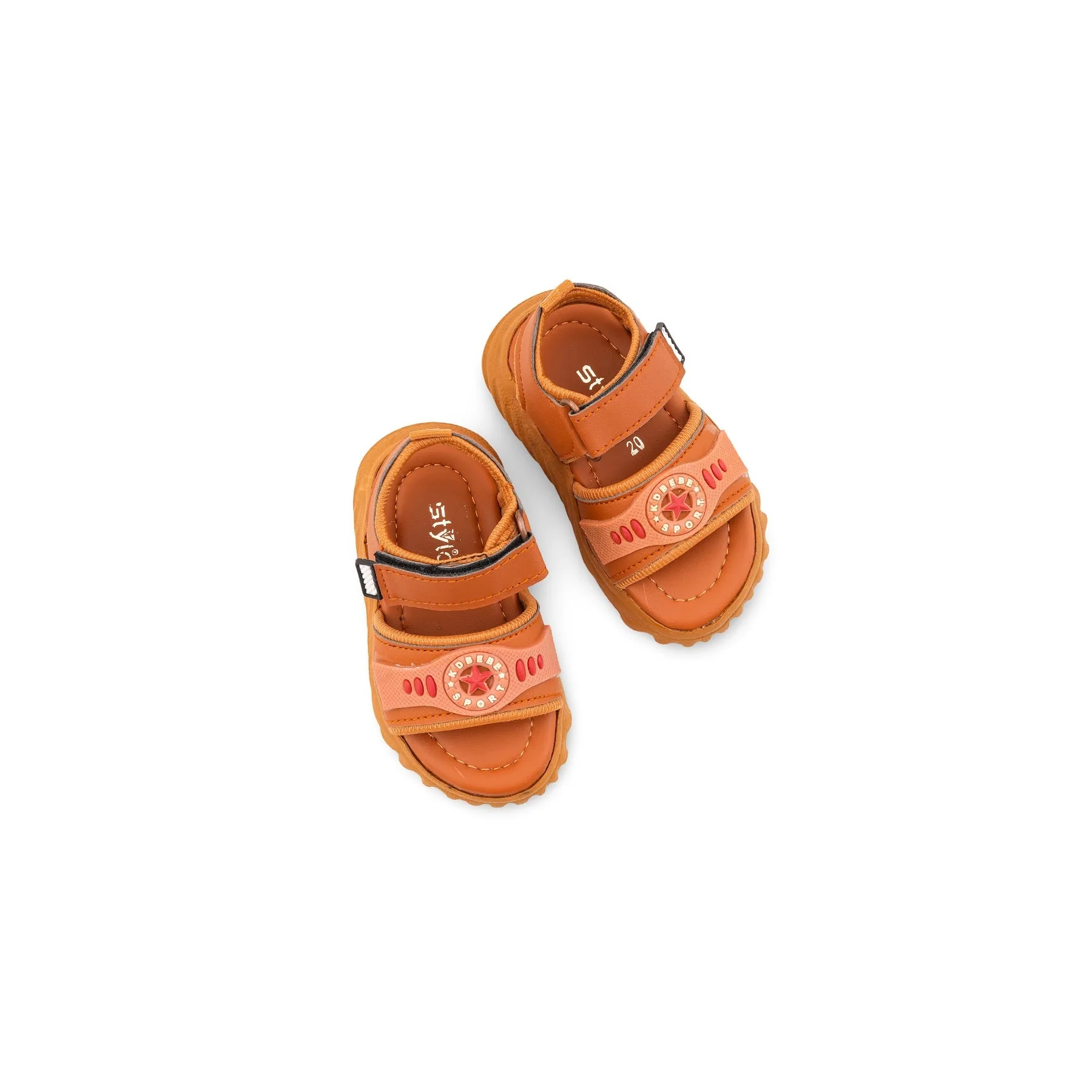 Boys Mustard Casual Sandal KD4974 - Image 5