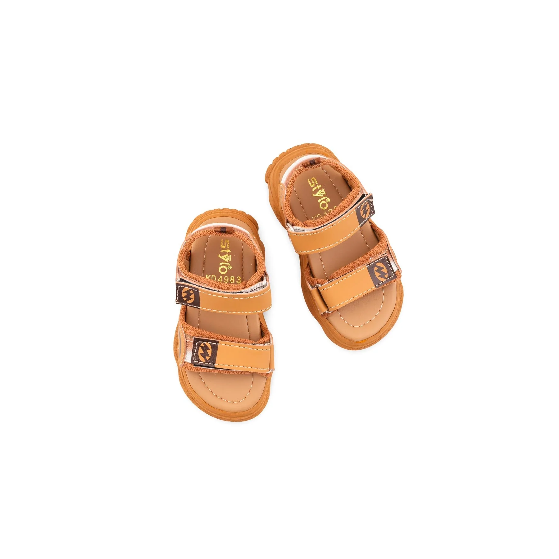 Boys Mustard Casual Sandal KD4983 - Image 5