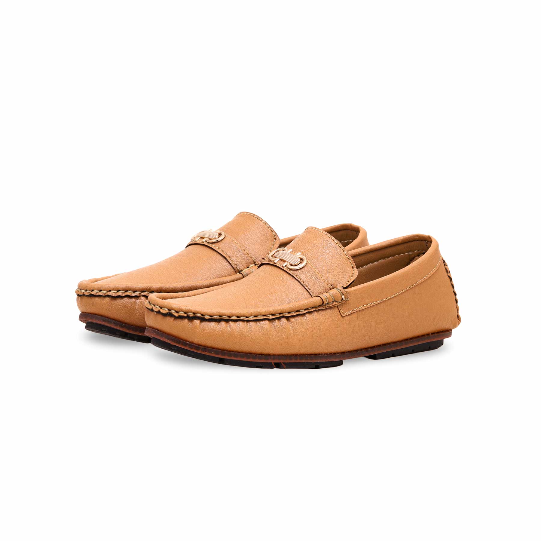 Boys Mustard Formal Moccasin KD0827 - Image 2