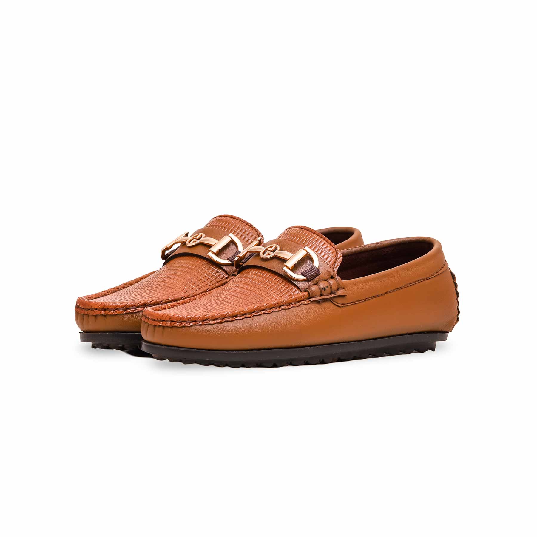 Boys Mustard Formal Moccasin KD0997 - Image 3