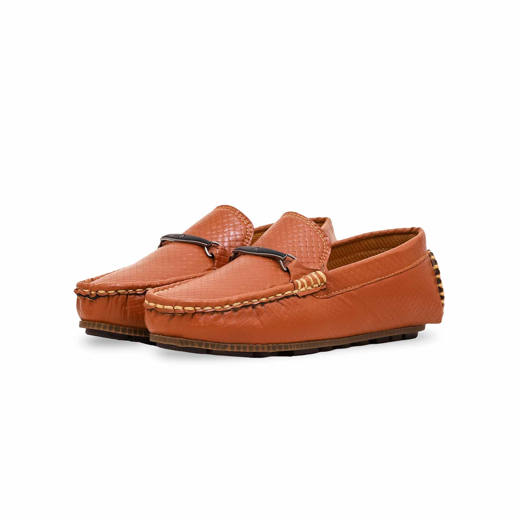 Boys Mustard Formal Moccasin KD2361 - Image 3