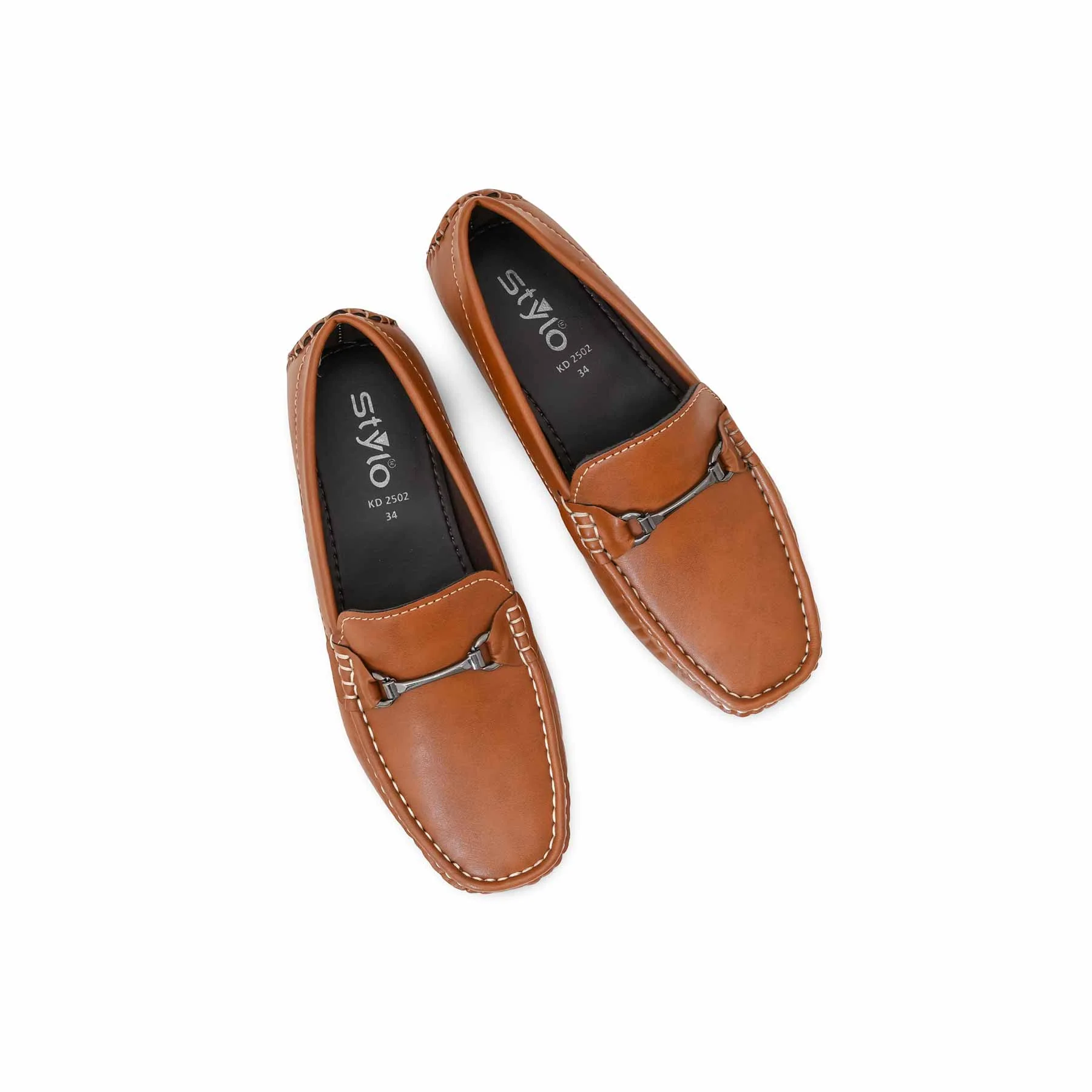 Boys Mustard Formal Moccasin KD2502 - Image 5