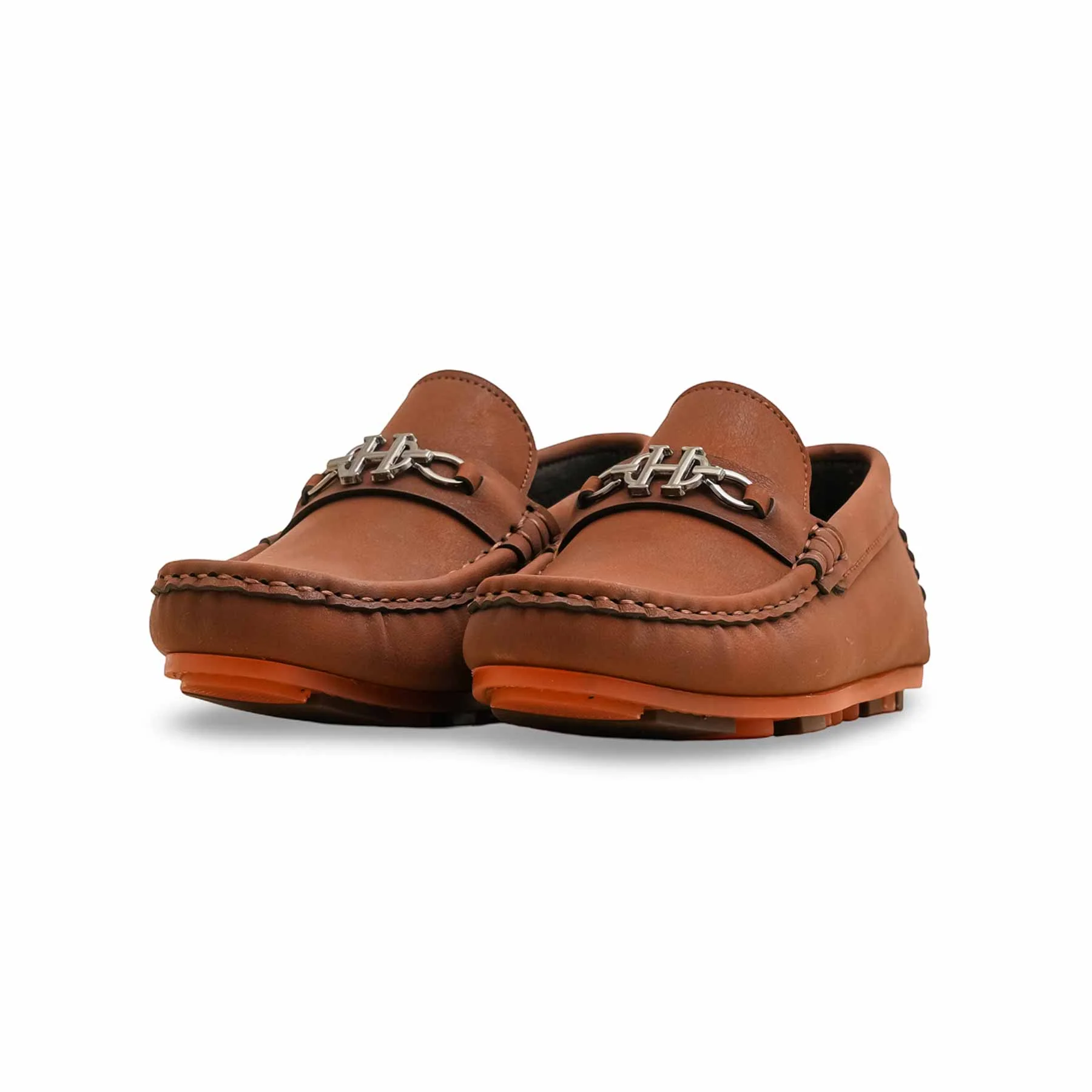 Boys Mustard Formal Moccasin KD2519 - Image 3