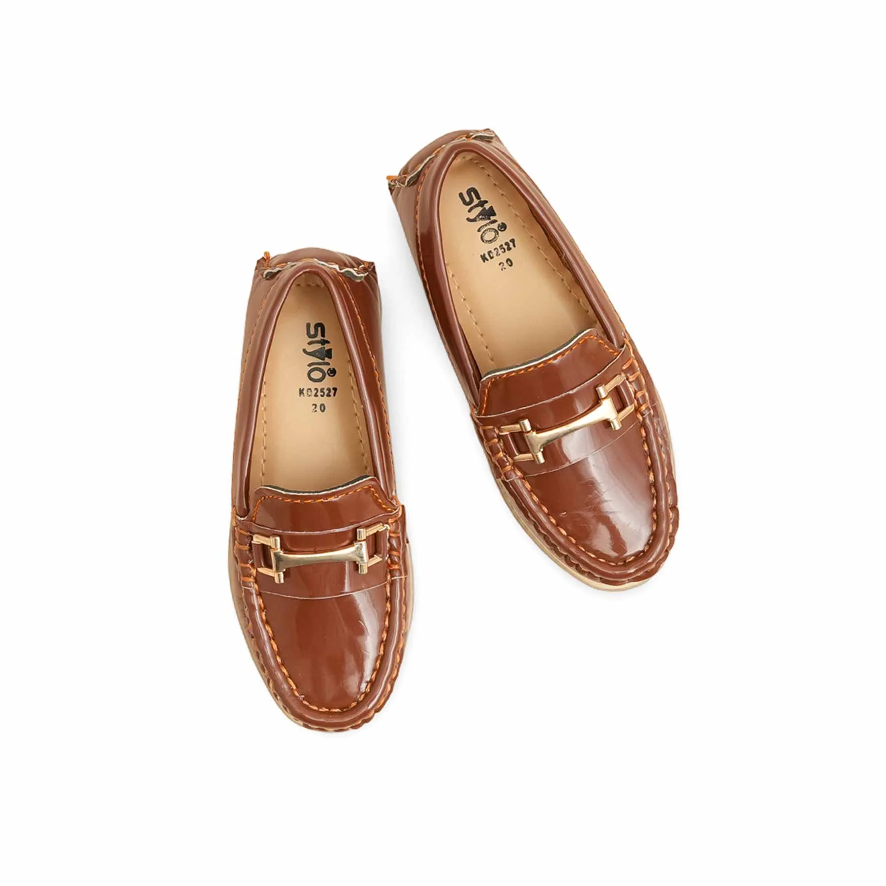 Boys Mustard Formal Moccasin KD2527 - Image 5